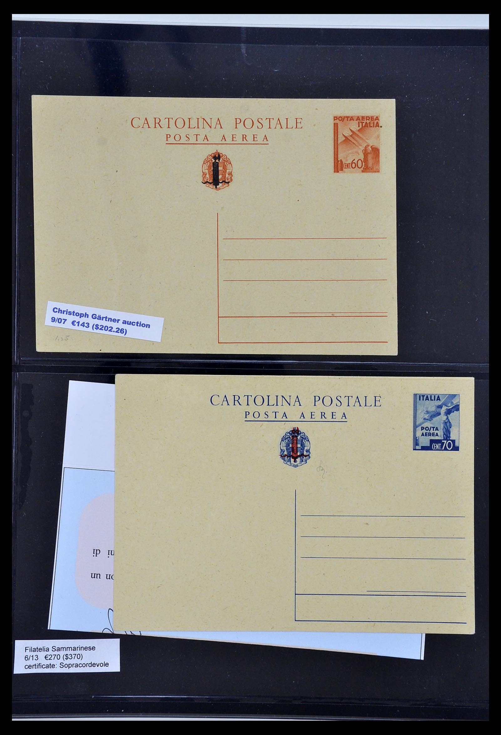 34227 088 - Postzegelverzameling 34227 Italië R.S.I. 1943-1945.