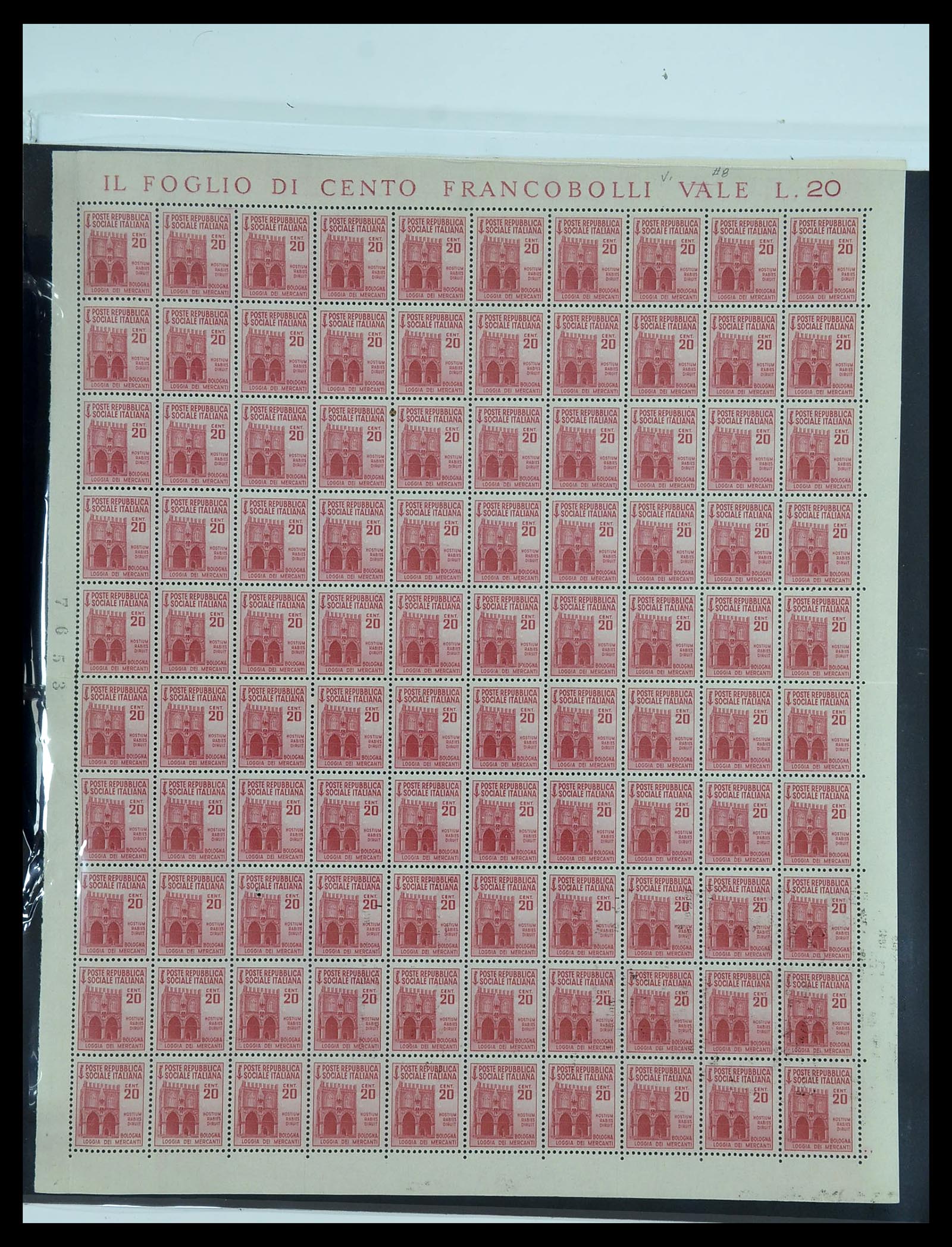 34227 181 - Stamp collection 34227 Italy R.S.I. 1943-1945.