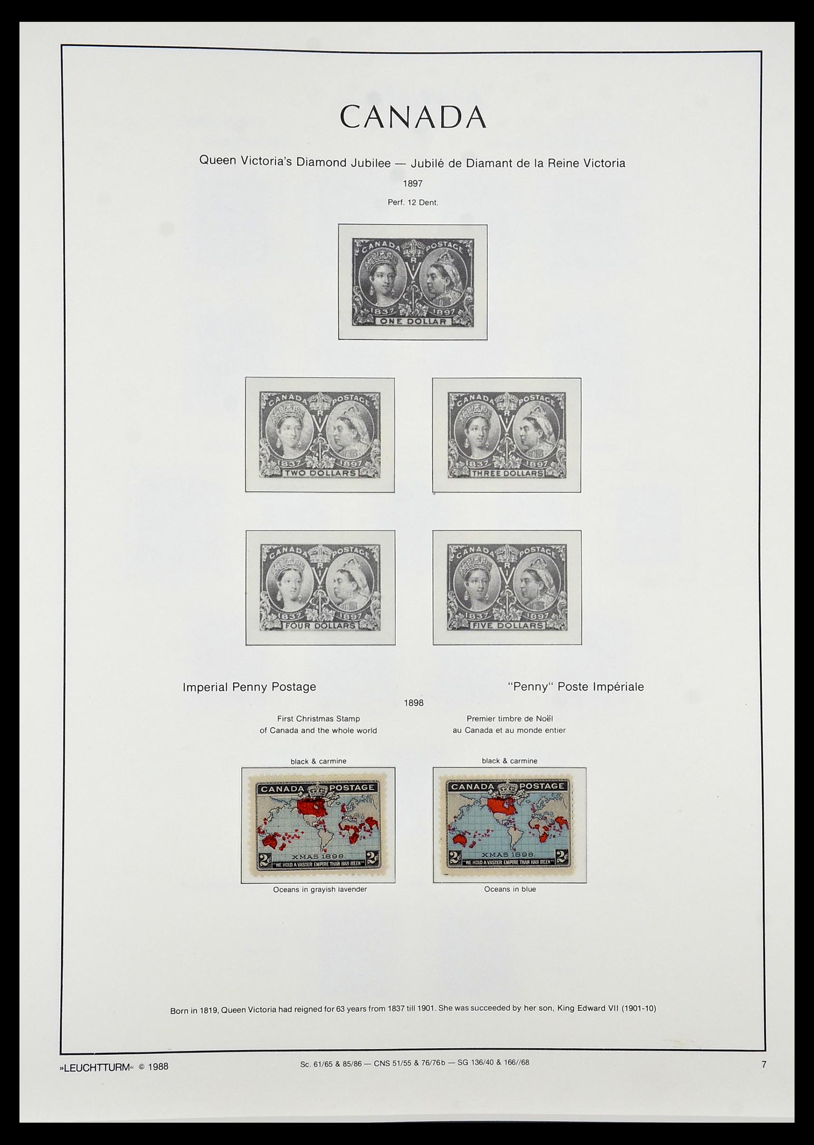 34228 003 - Postzegelverzameling 34228 Canada 1882-2011.