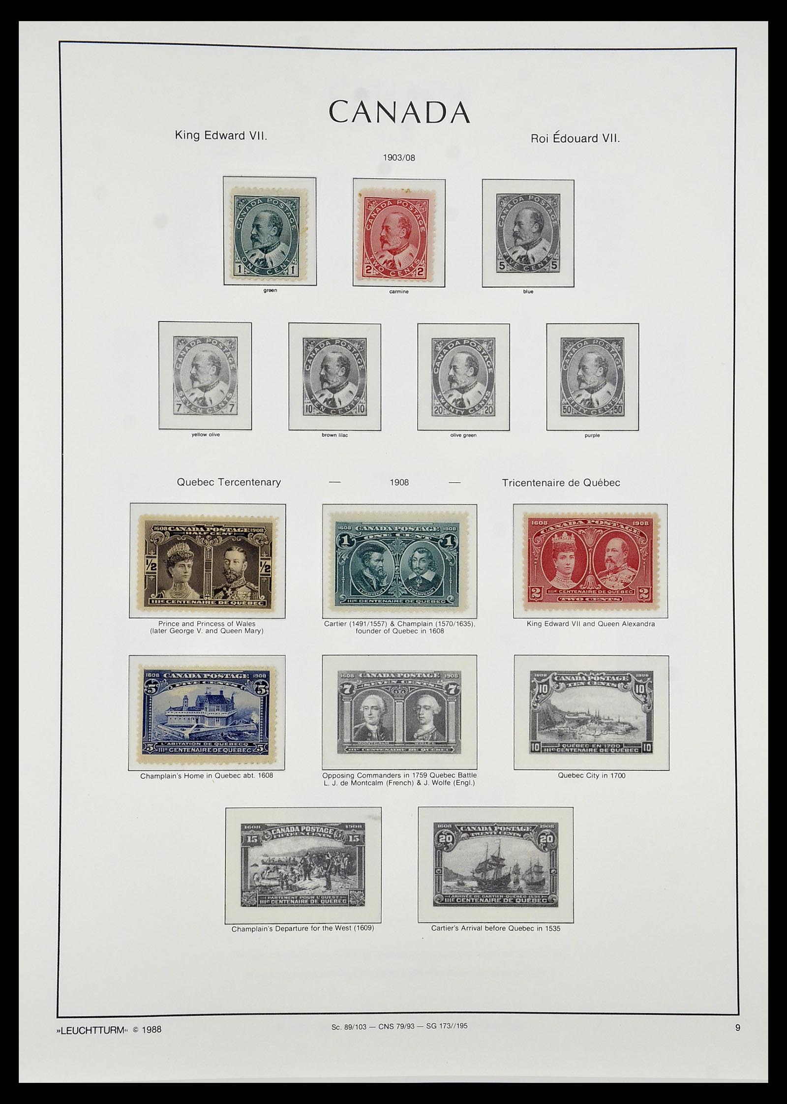 34228 005 - Postzegelverzameling 34228 Canada 1882-2011.