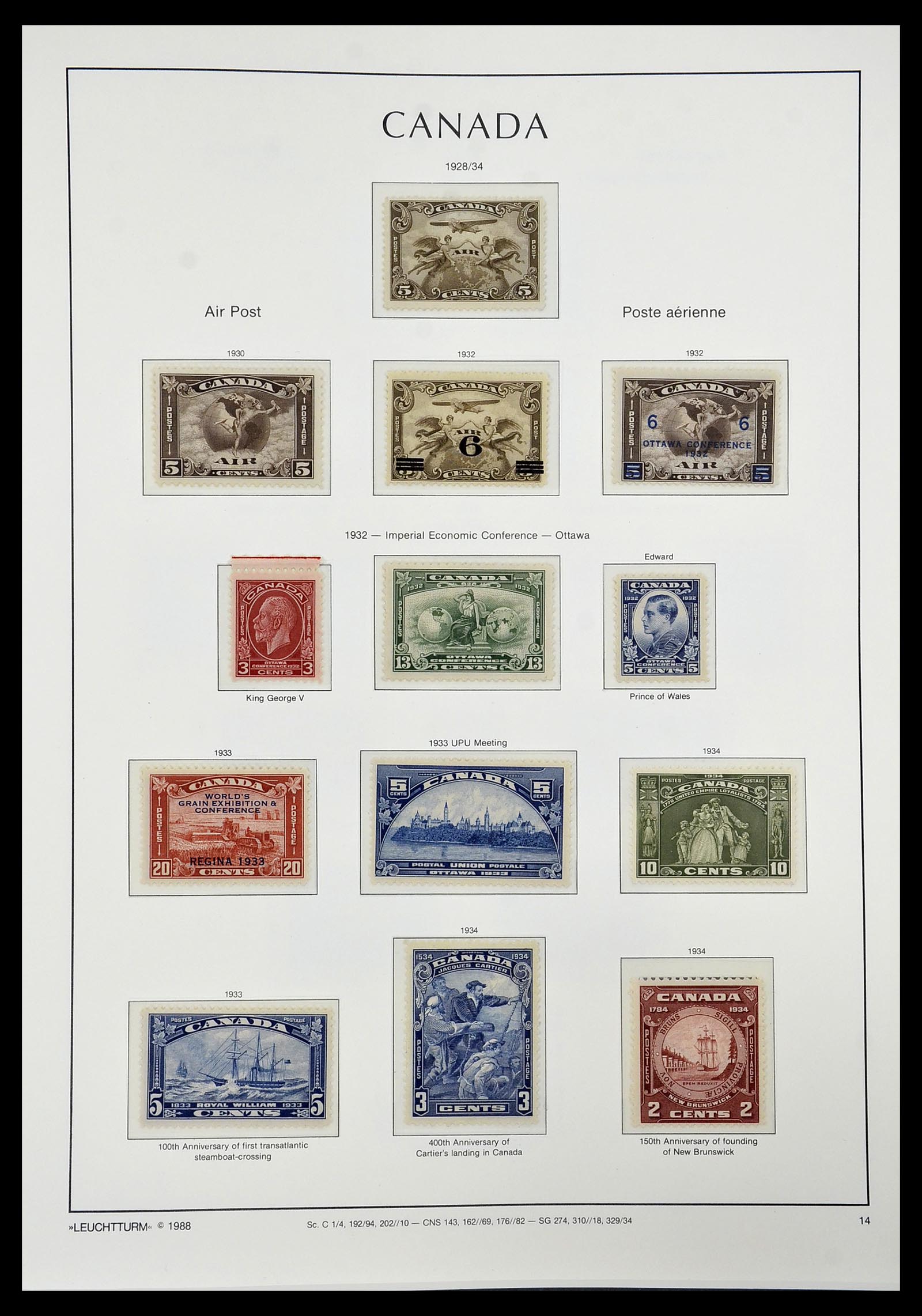 34228 012 - Postzegelverzameling 34228 Canada 1882-2011.