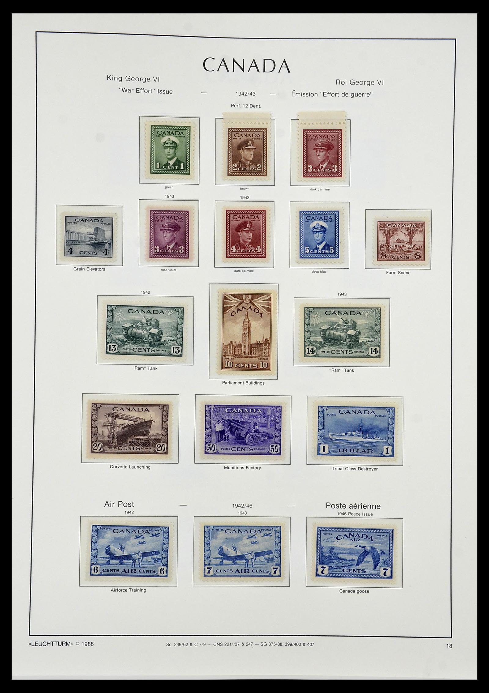 34228 017 - Postzegelverzameling 34228 Canada 1882-2011.
