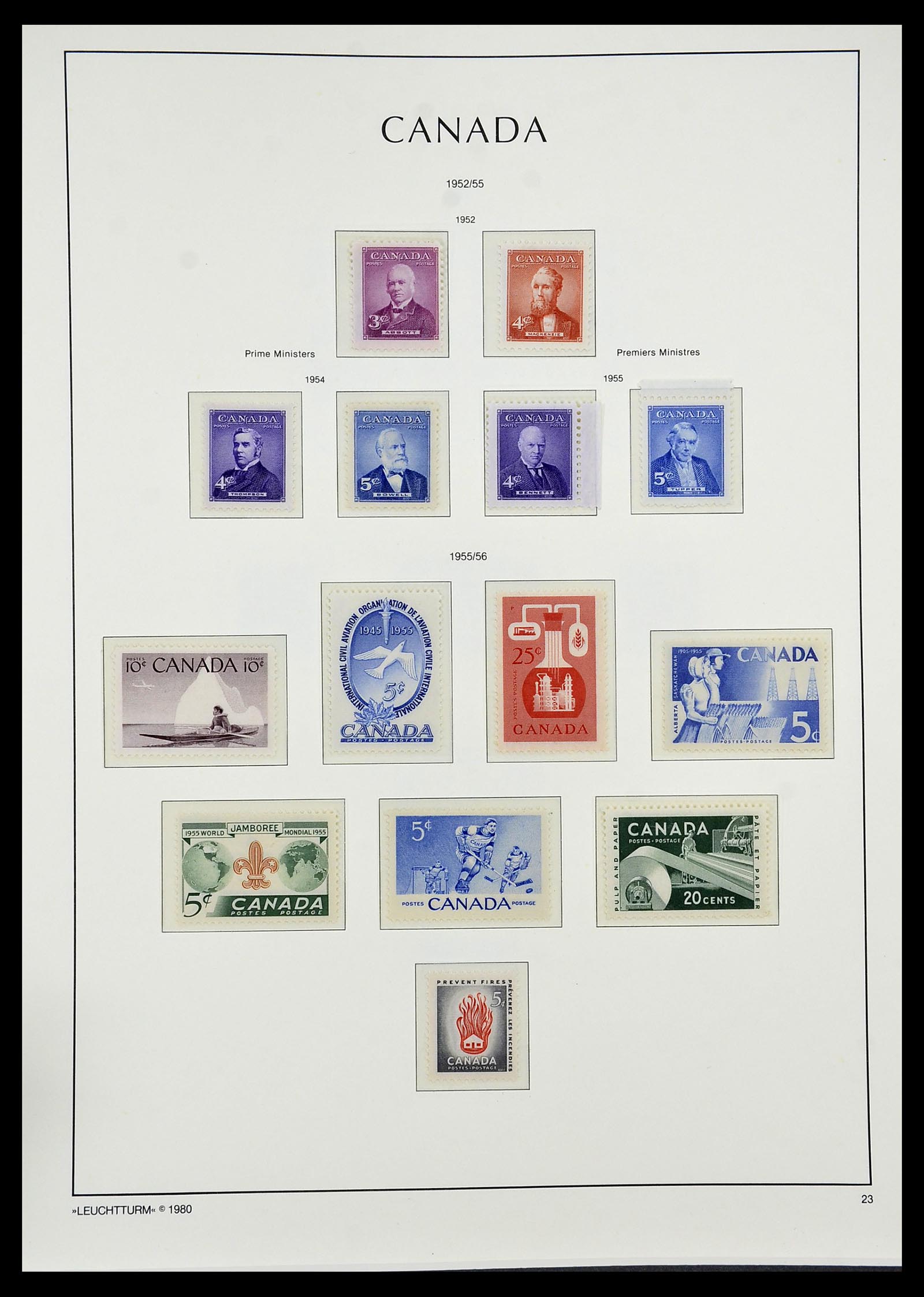 34228 031 - Postzegelverzameling 34228 Canada 1882-2011.