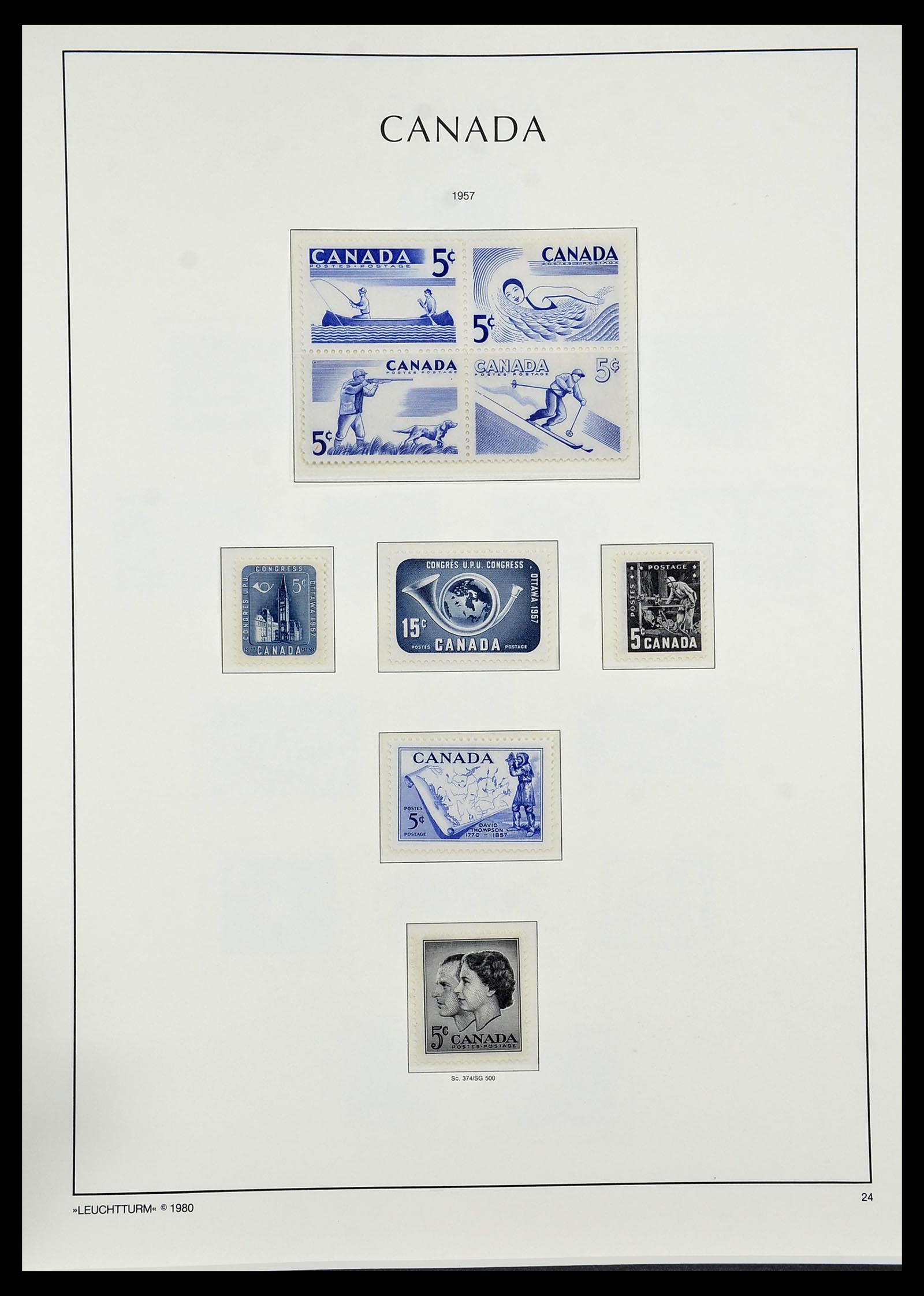 34228 032 - Postzegelverzameling 34228 Canada 1882-2011.
