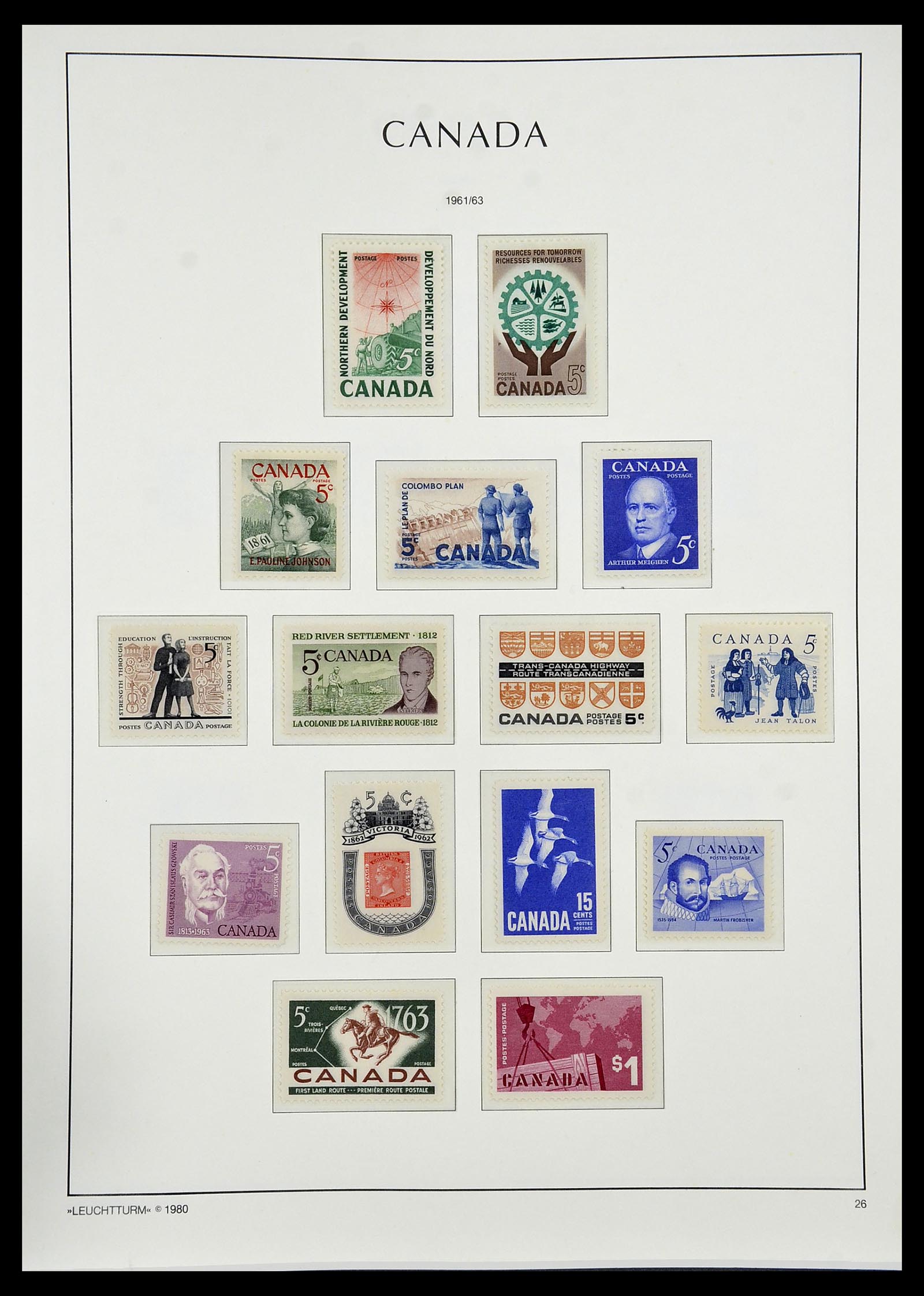 34228 034 - Postzegelverzameling 34228 Canada 1882-2011.
