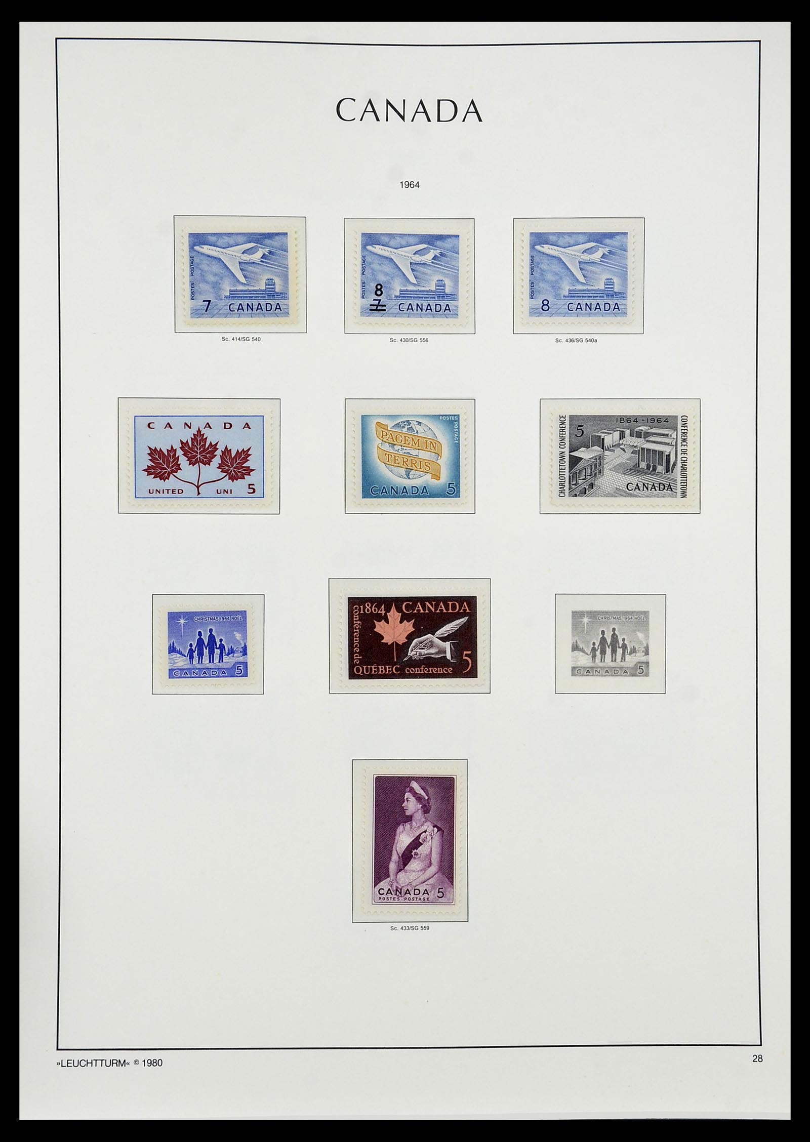 34228 037 - Postzegelverzameling 34228 Canada 1882-2011.