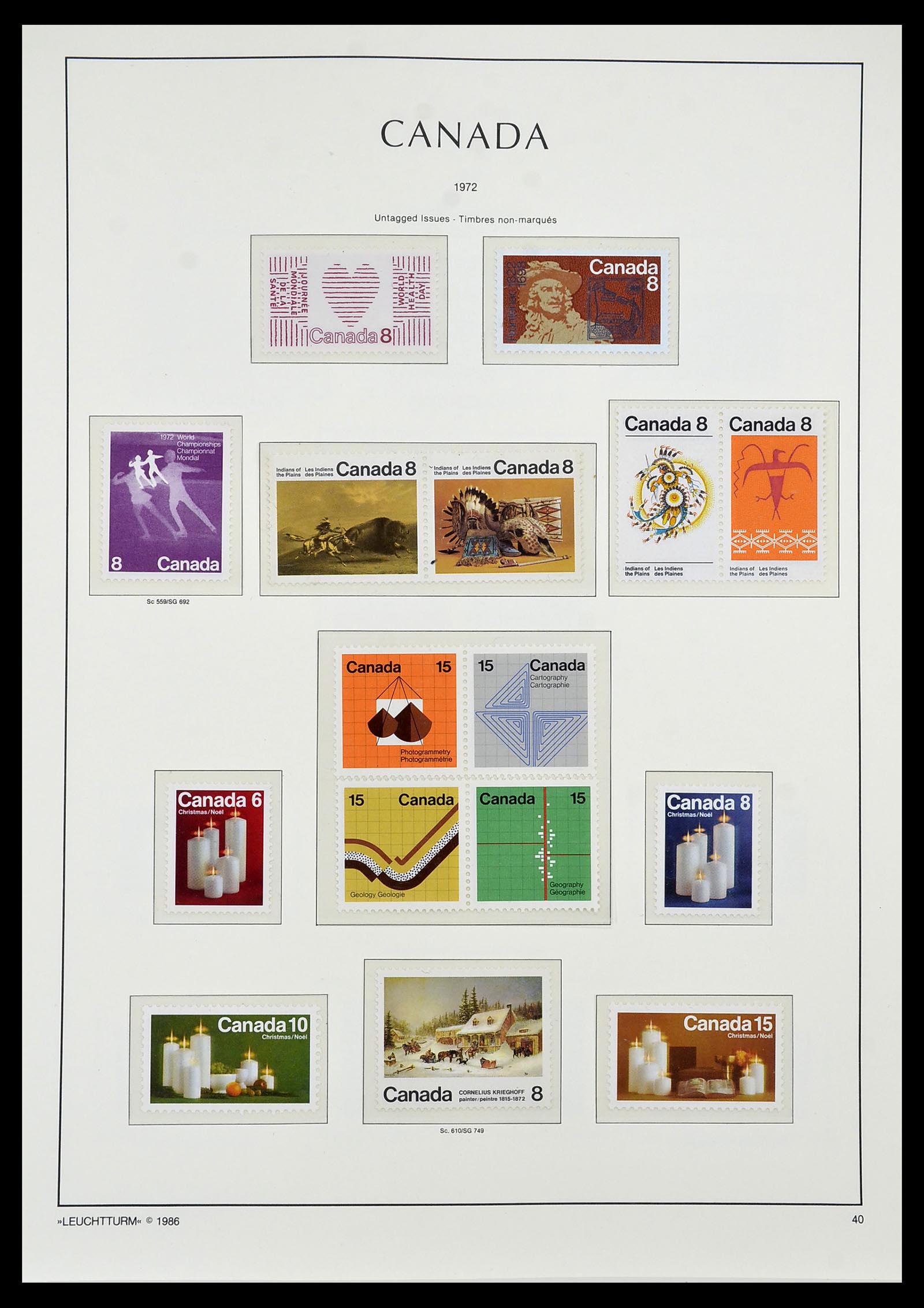 34228 056 - Postzegelverzameling 34228 Canada 1882-2011.
