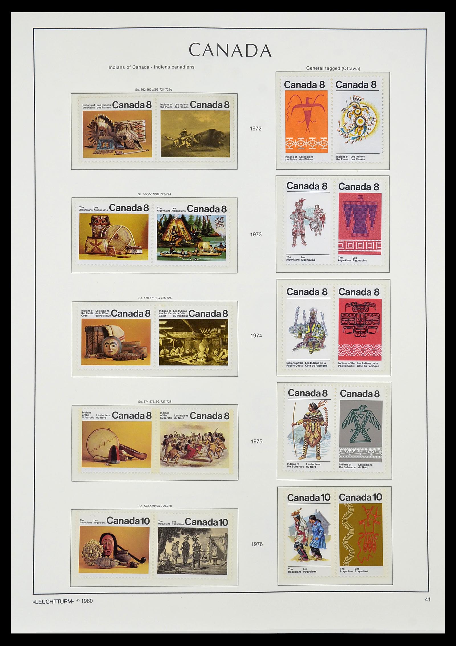 34228 058 - Postzegelverzameling 34228 Canada 1882-2011.