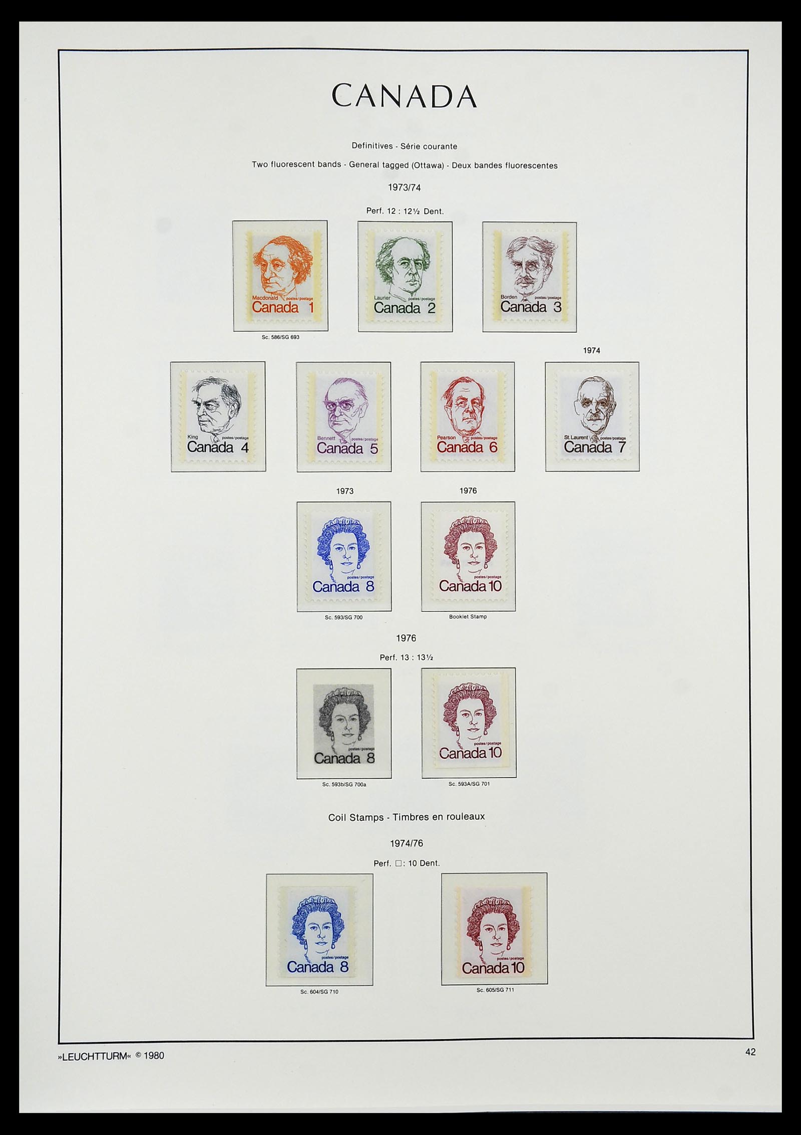 34228 059 - Postzegelverzameling 34228 Canada 1882-2011.