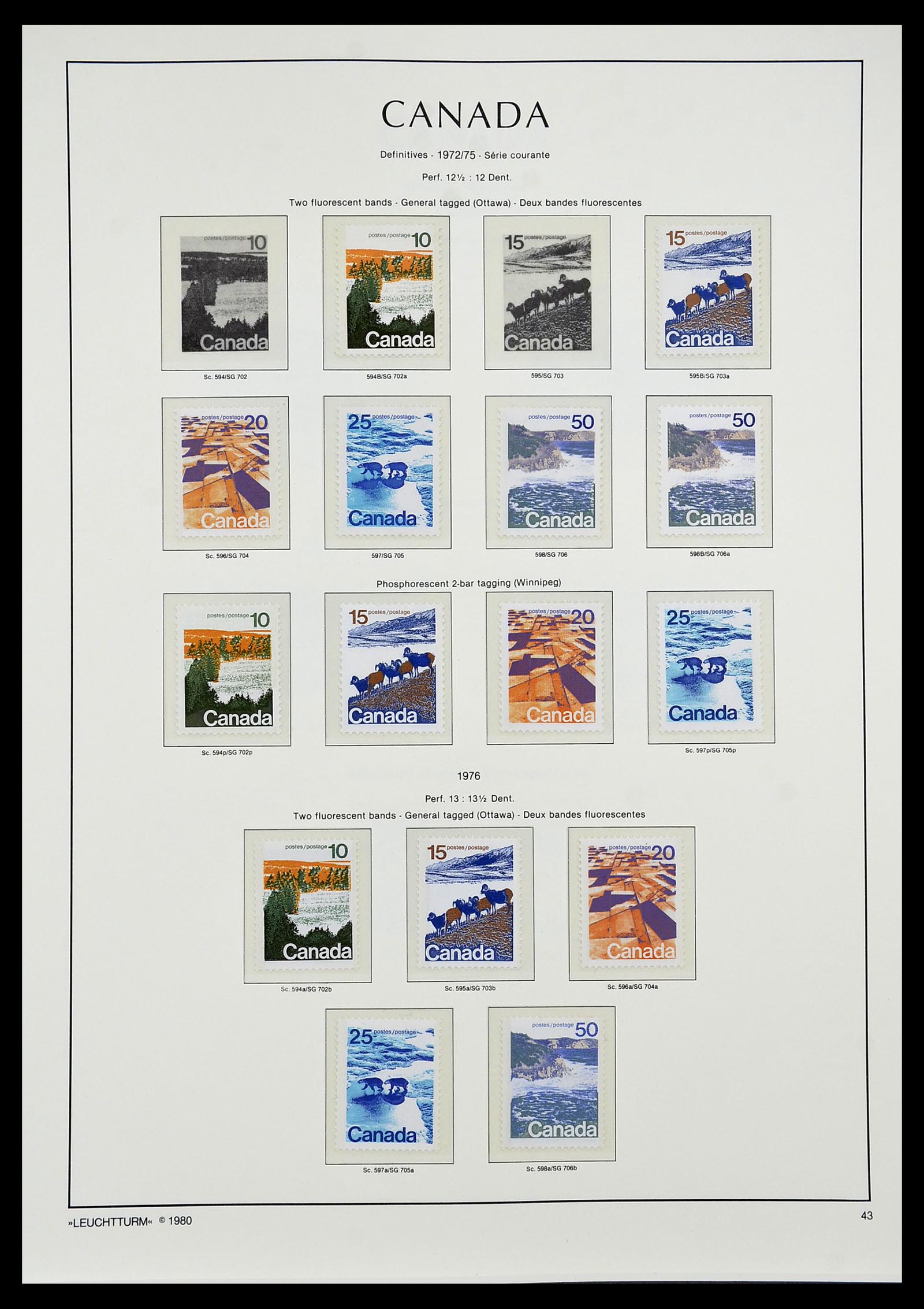 34228 060 - Postzegelverzameling 34228 Canada 1882-2011.