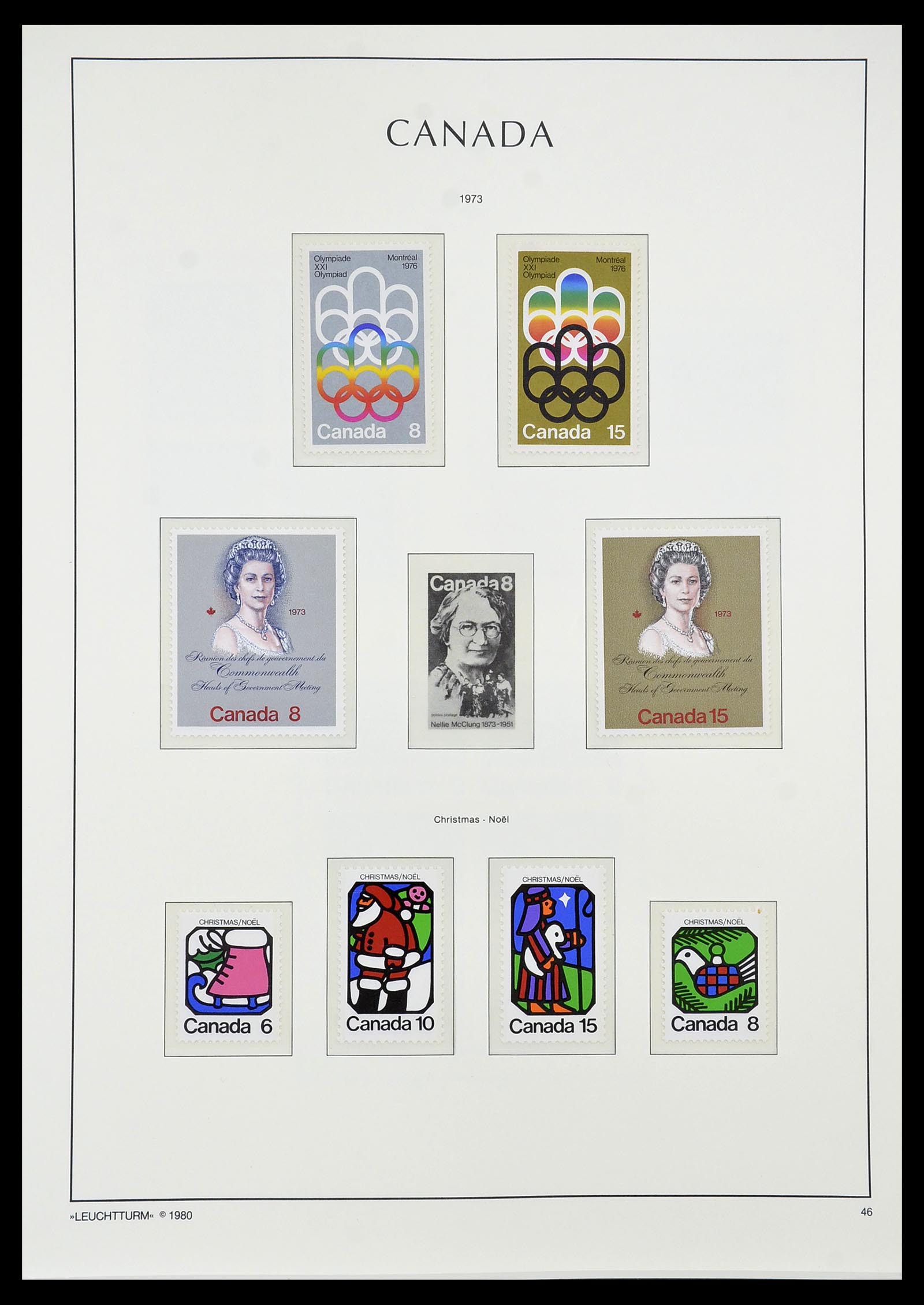 34228 063 - Postzegelverzameling 34228 Canada 1882-2011.