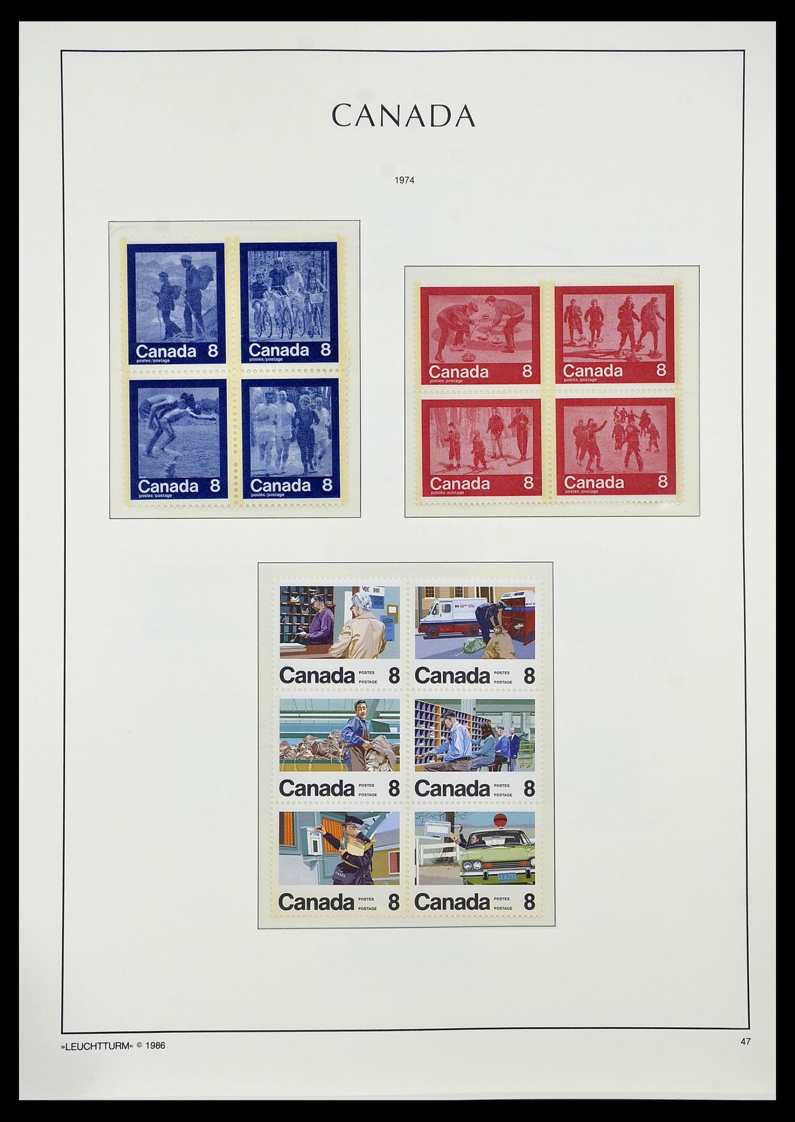 34228 064 - Postzegelverzameling 34228 Canada 1882-2011.