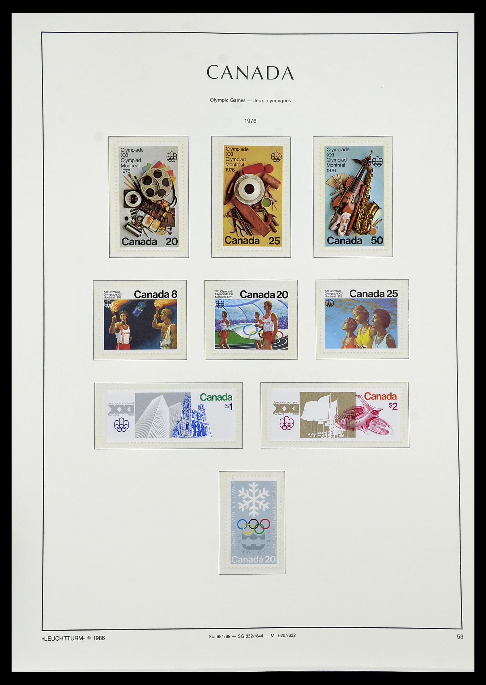 34228 070 - Postzegelverzameling 34228 Canada 1882-2011.
