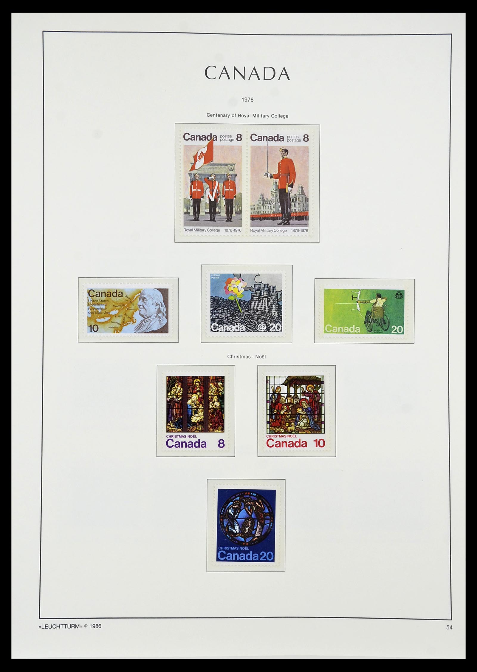 34228 071 - Postzegelverzameling 34228 Canada 1882-2011.