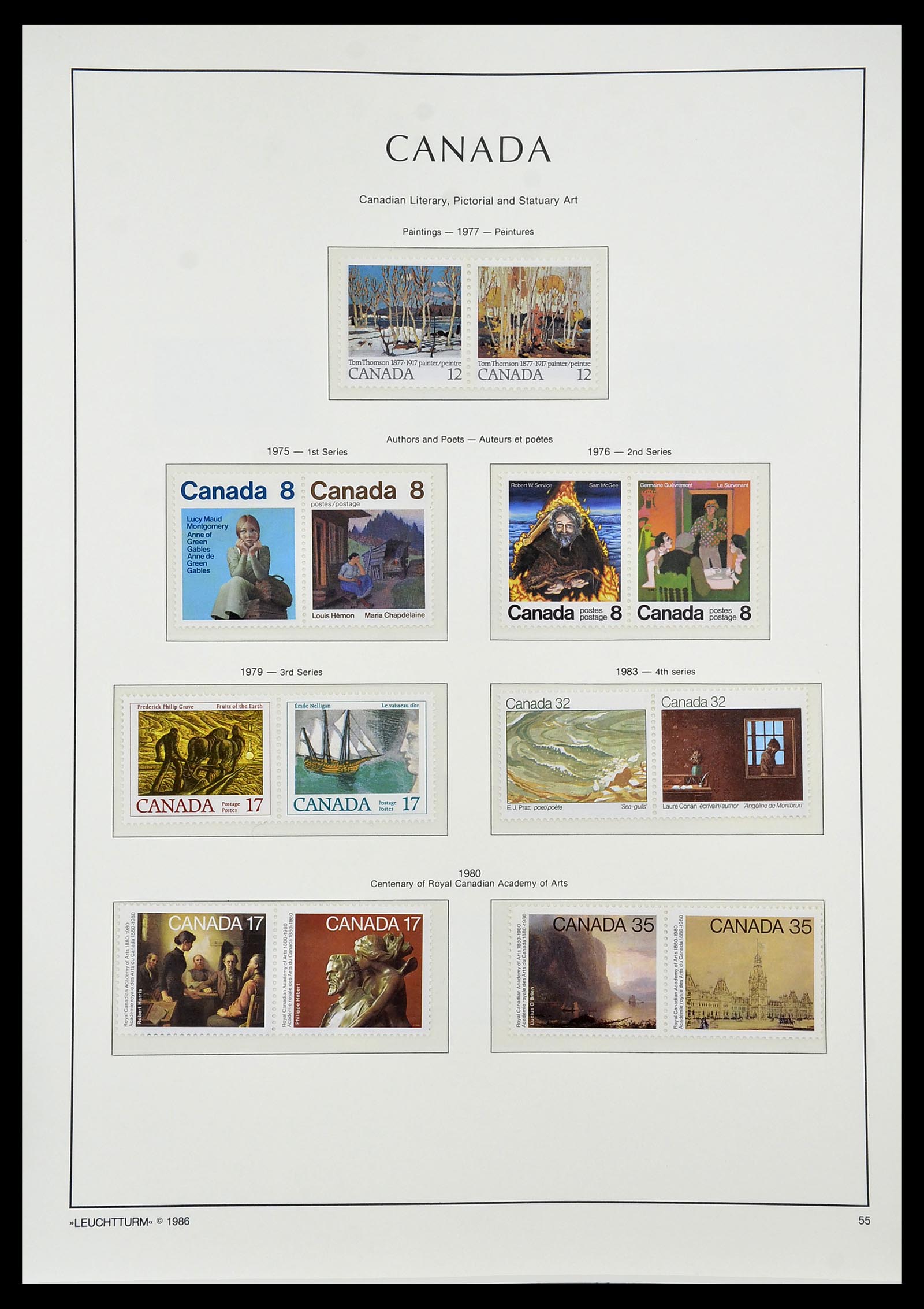 34228 072 - Postzegelverzameling 34228 Canada 1882-2011.
