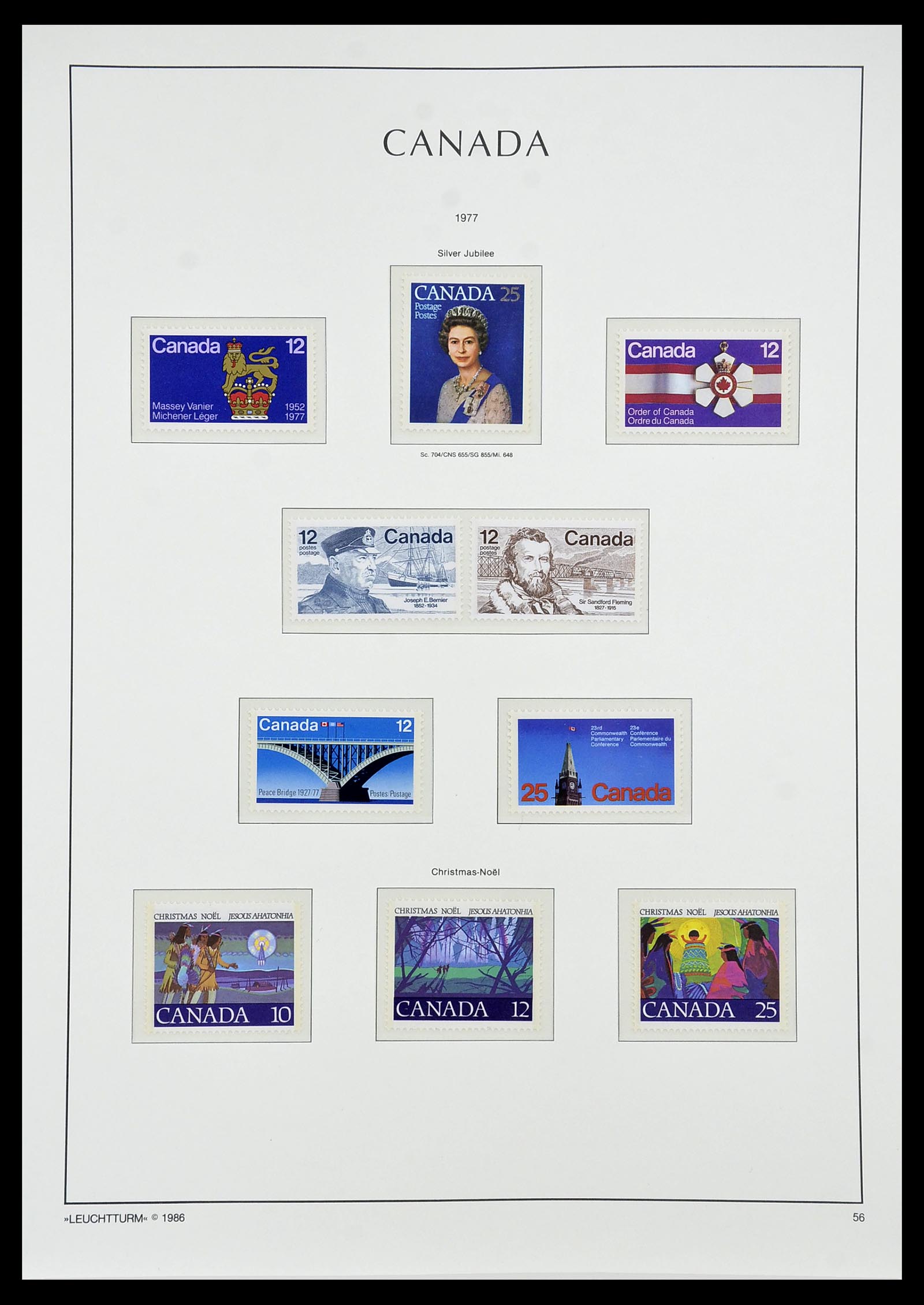 34228 073 - Postzegelverzameling 34228 Canada 1882-2011.