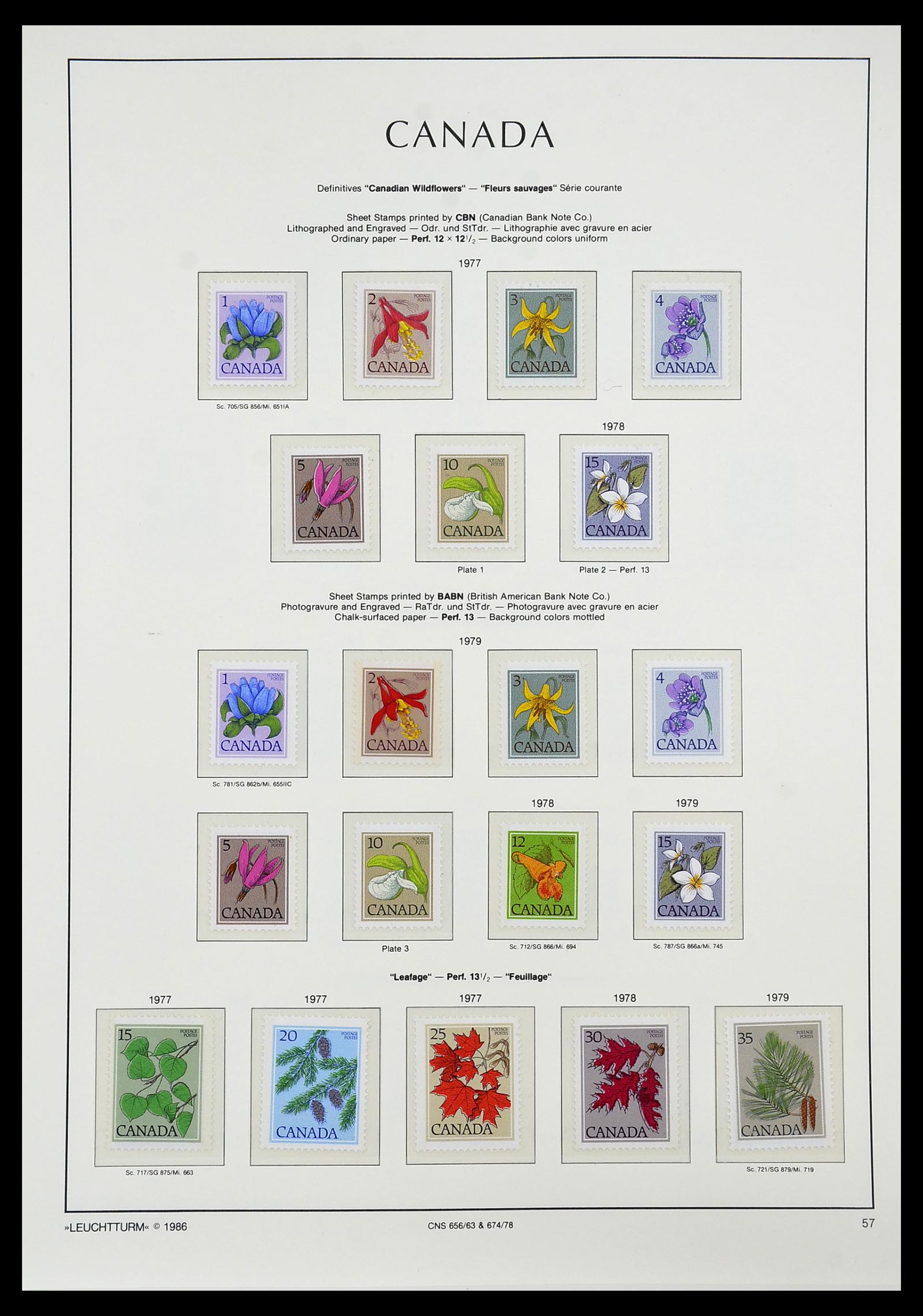 34228 074 - Postzegelverzameling 34228 Canada 1882-2011.