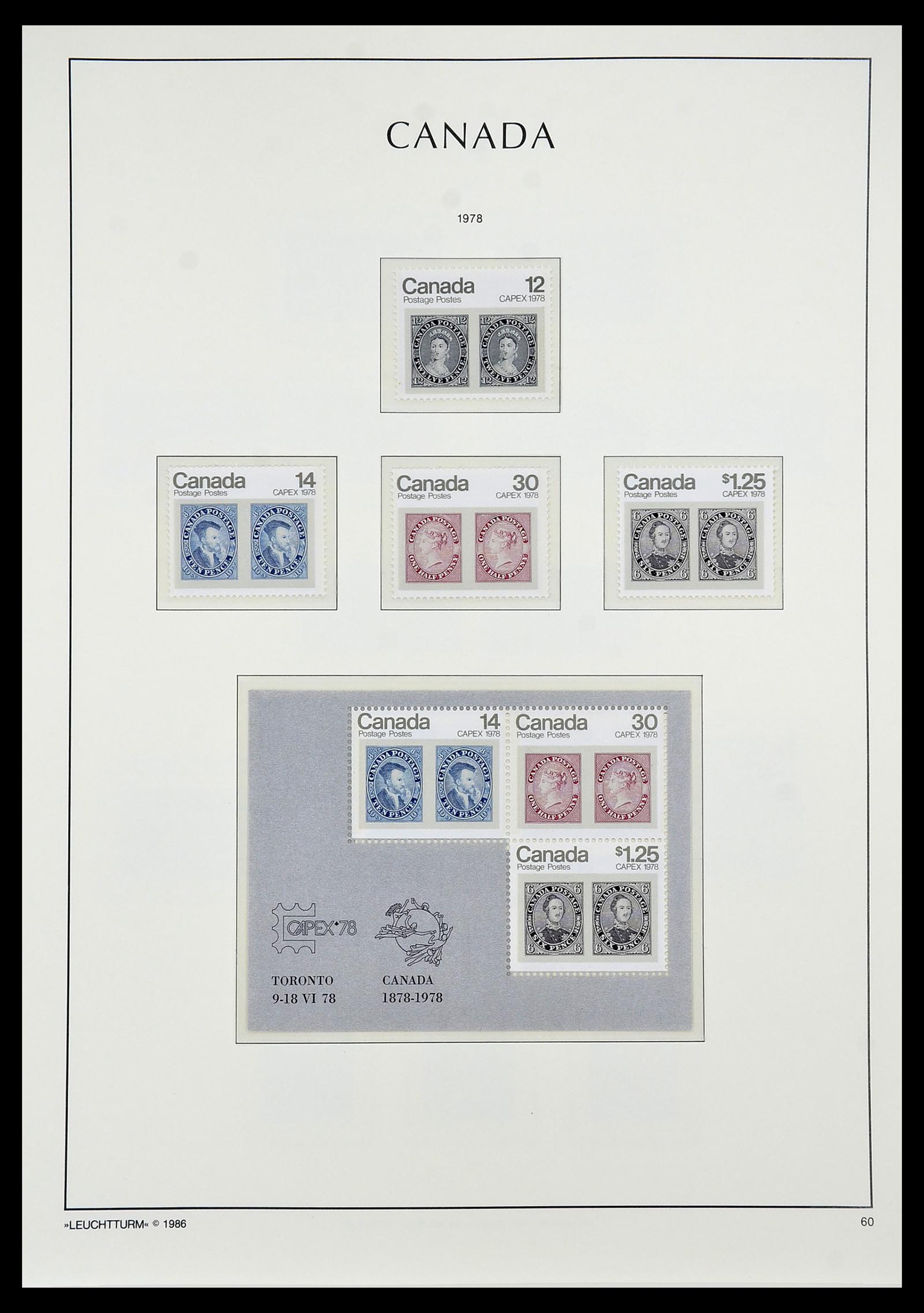 34228 077 - Postzegelverzameling 34228 Canada 1882-2011.