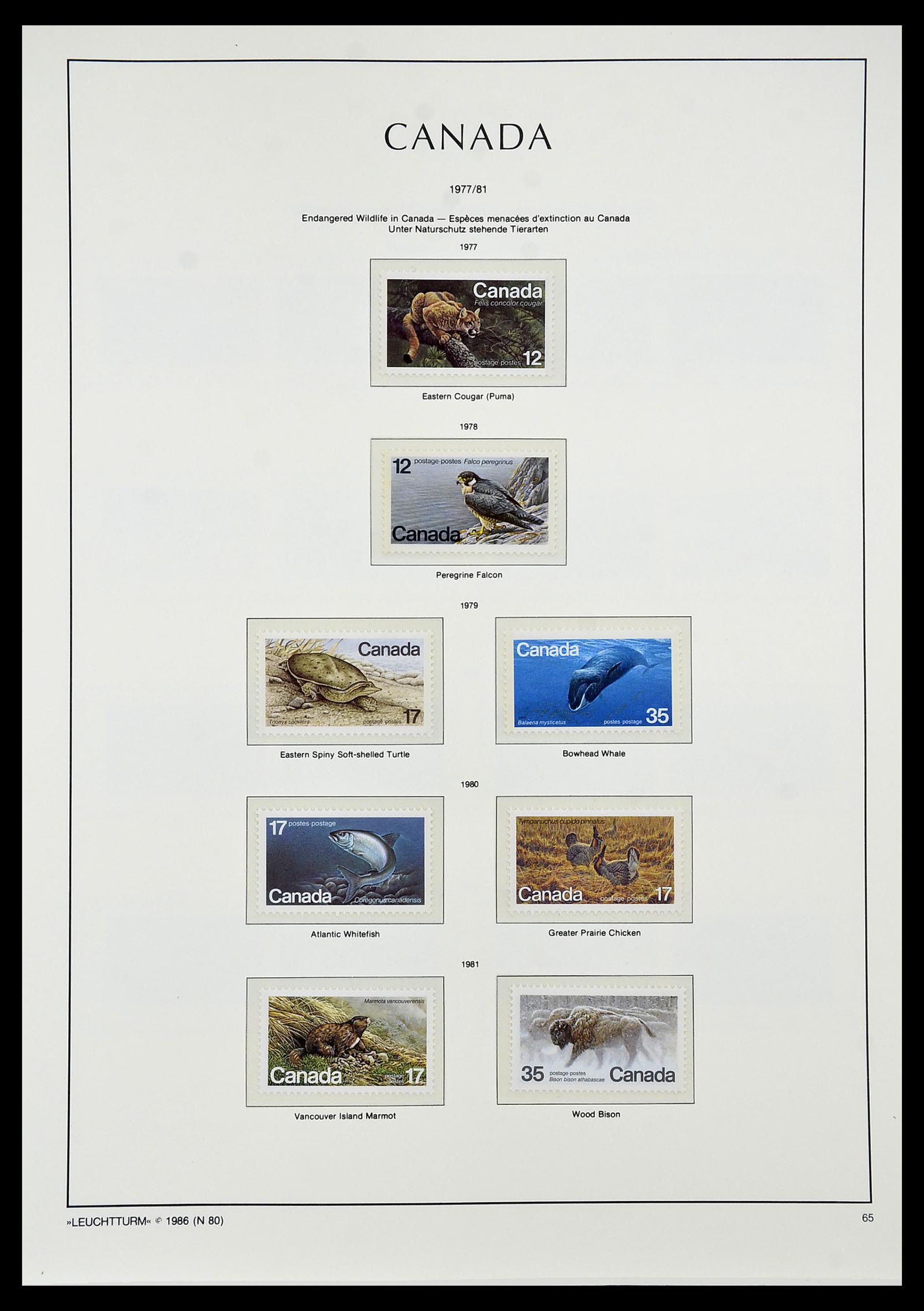 34228 082 - Postzegelverzameling 34228 Canada 1882-2011.