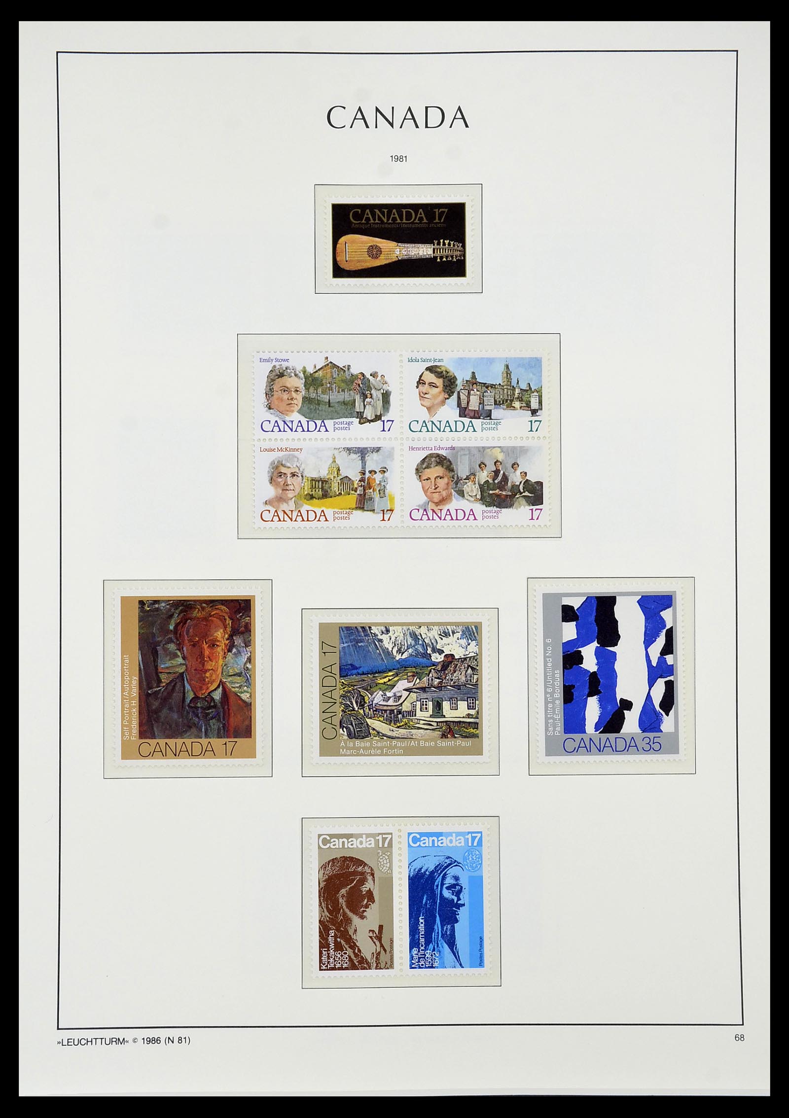 34228 085 - Postzegelverzameling 34228 Canada 1882-2011.