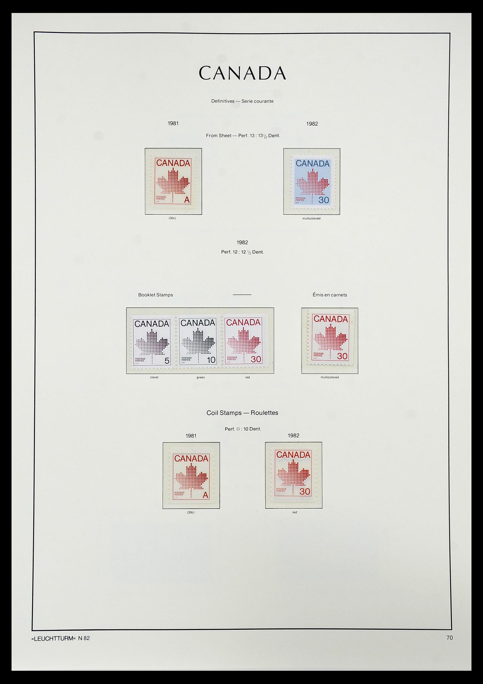 34228 087 - Postzegelverzameling 34228 Canada 1882-2011.