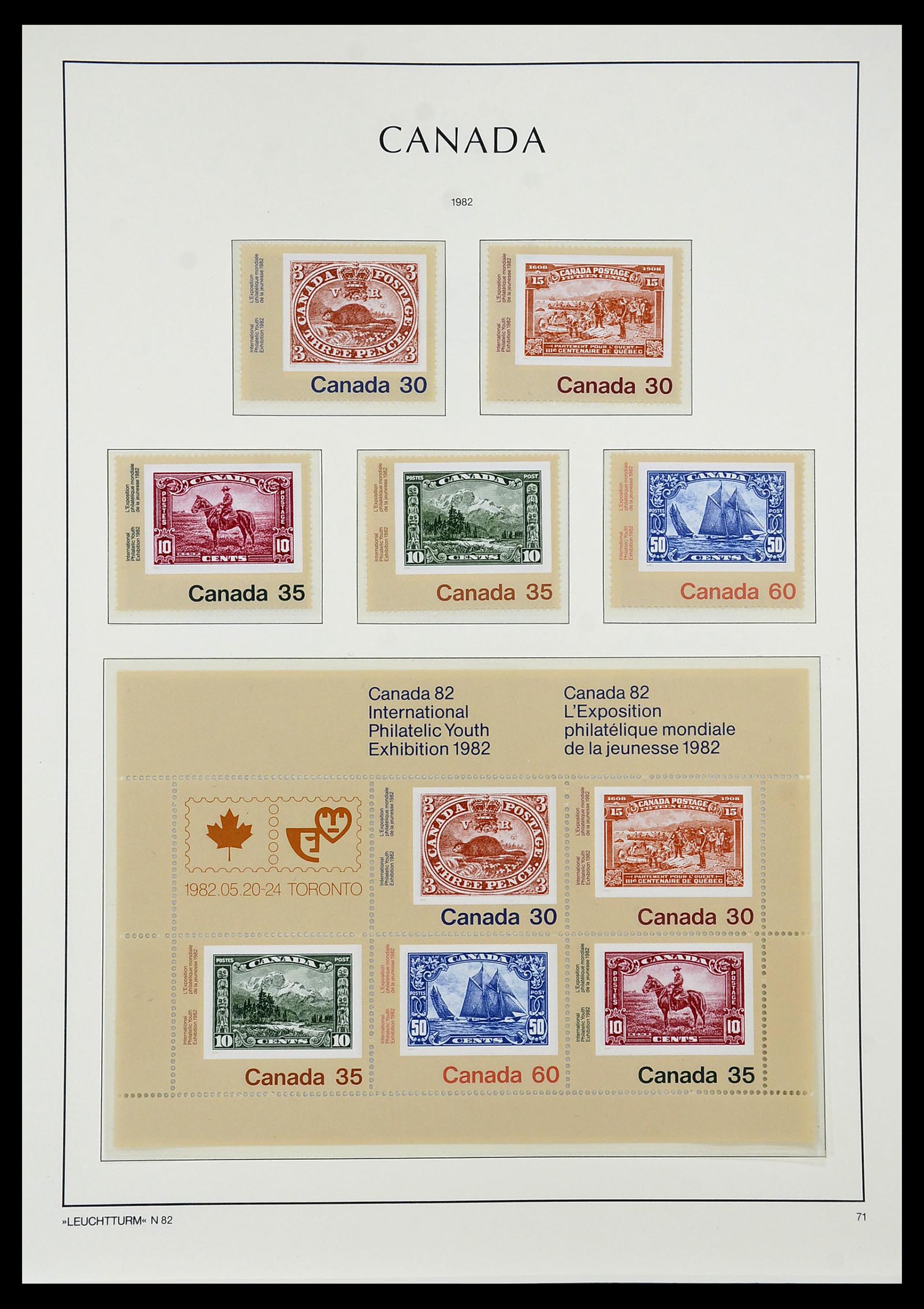 34228 089 - Postzegelverzameling 34228 Canada 1882-2011.