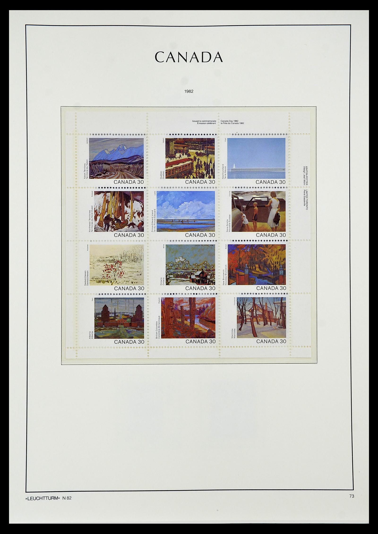 34228 091 - Postzegelverzameling 34228 Canada 1882-2011.