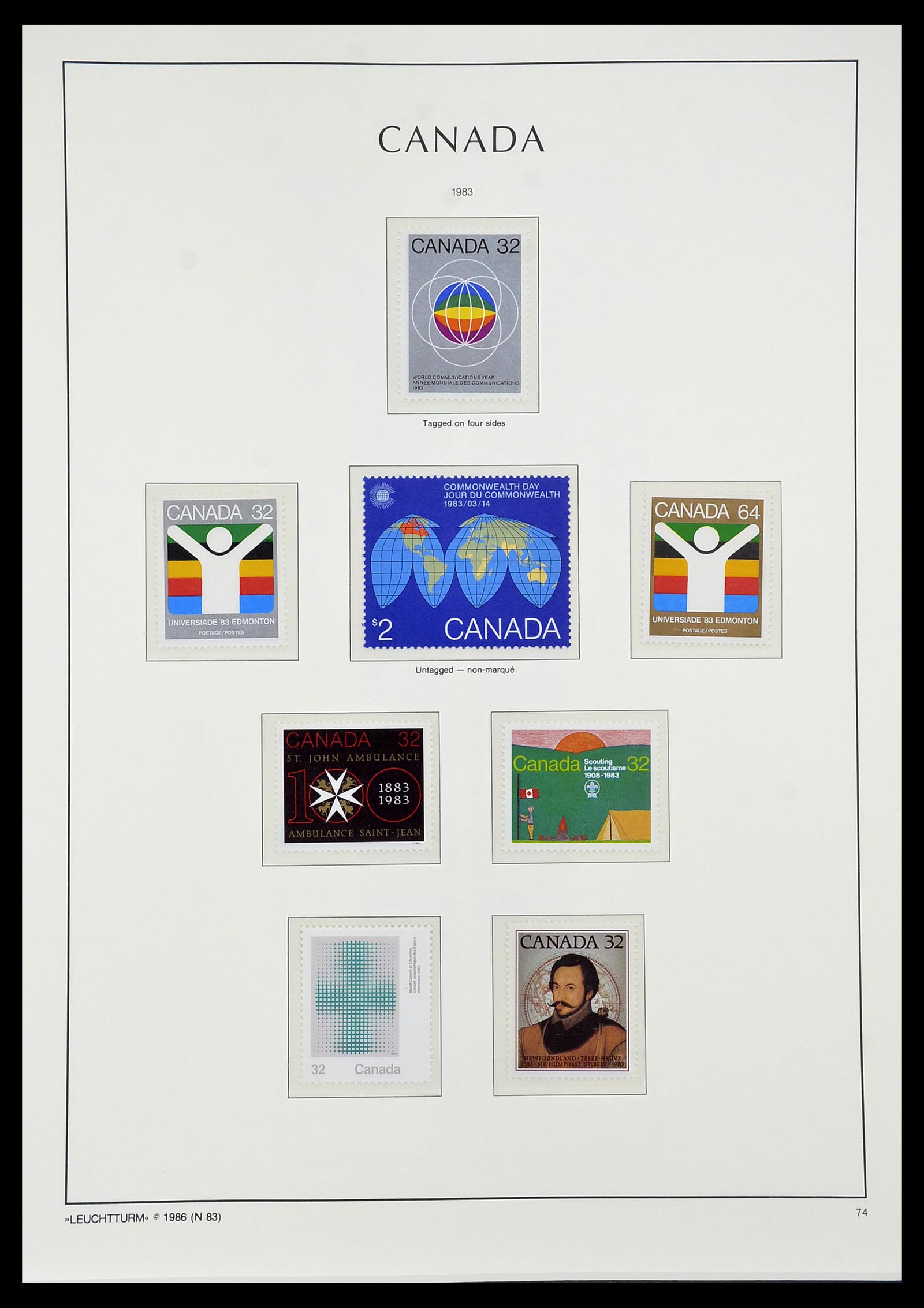 34228 092 - Postzegelverzameling 34228 Canada 1882-2011.