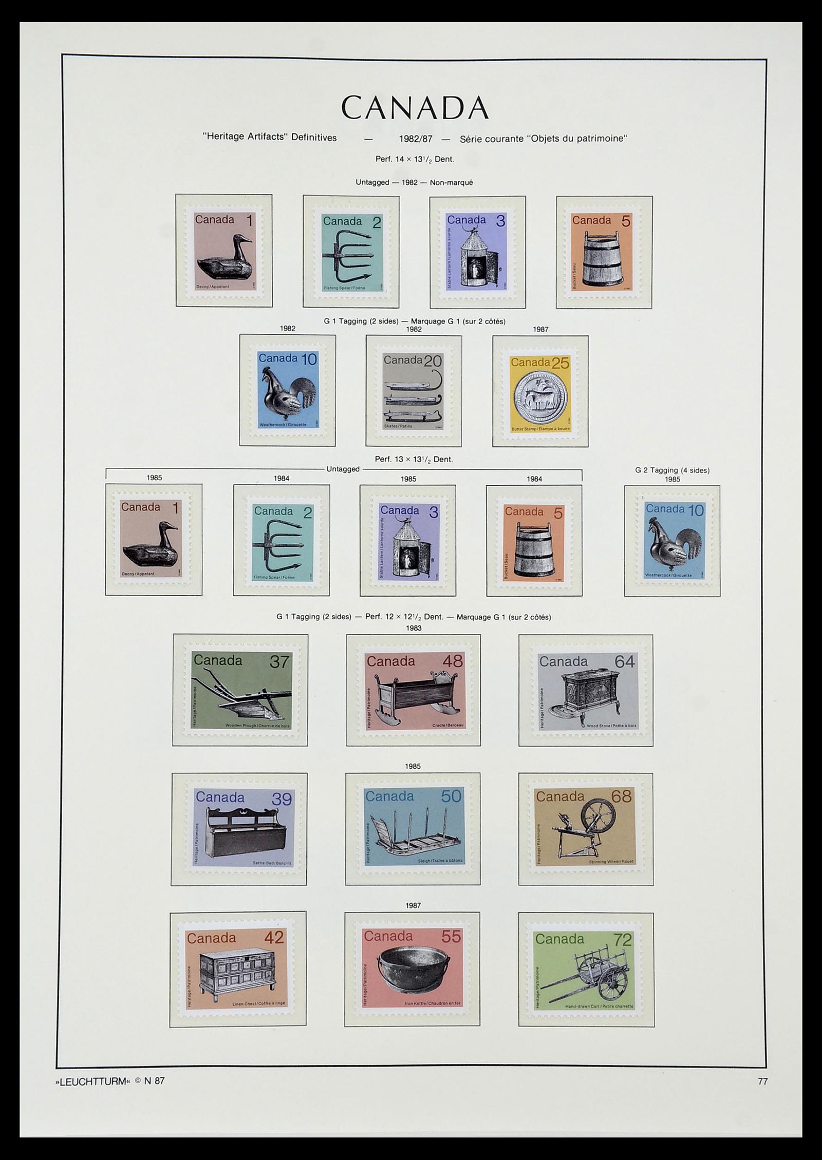 34228 095 - Postzegelverzameling 34228 Canada 1882-2011.