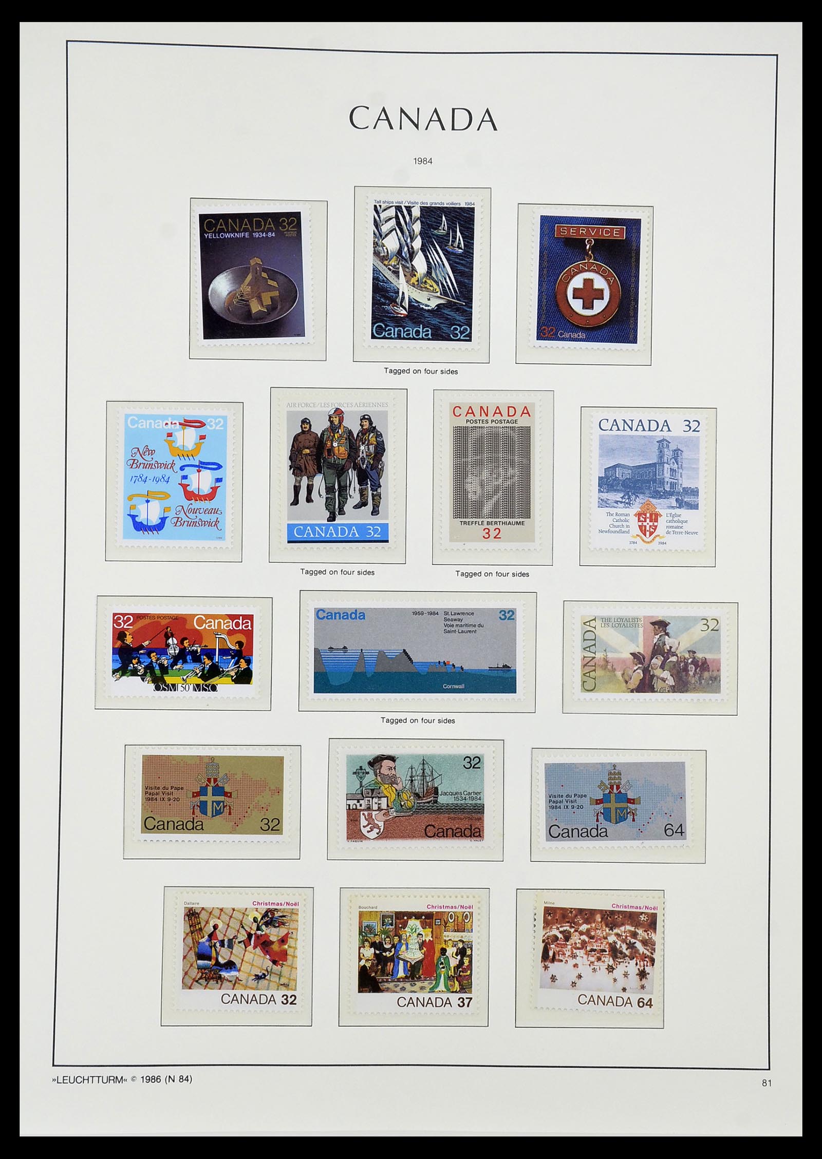 34228 100 - Postzegelverzameling 34228 Canada 1882-2011.
