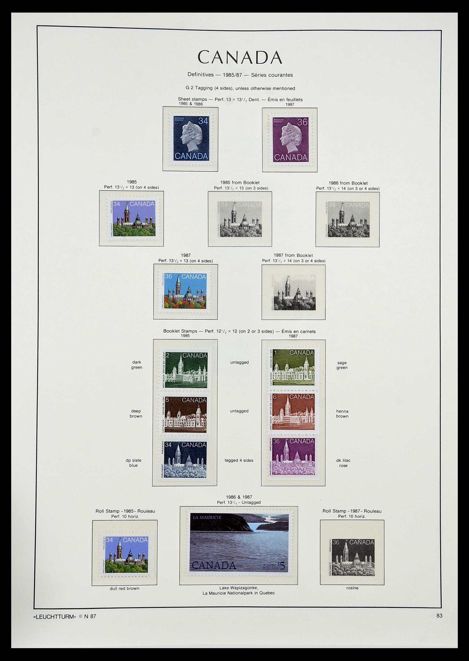 34228 103 - Postzegelverzameling 34228 Canada 1882-2011.