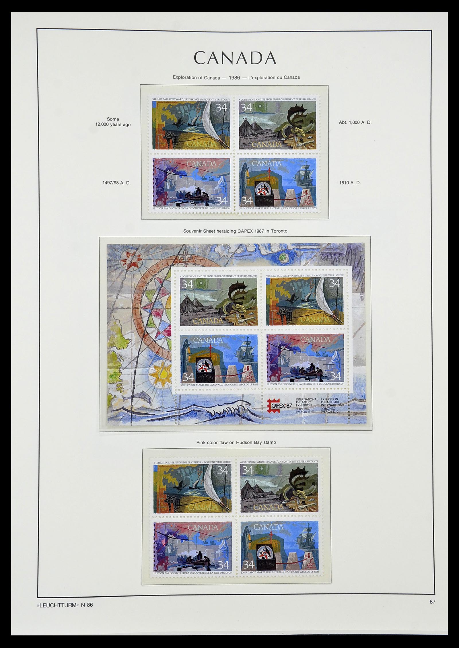 34228 108 - Postzegelverzameling 34228 Canada 1882-2011.