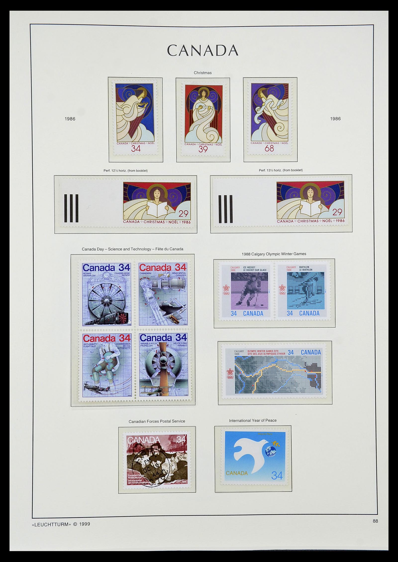 34228 109 - Postzegelverzameling 34228 Canada 1882-2011.
