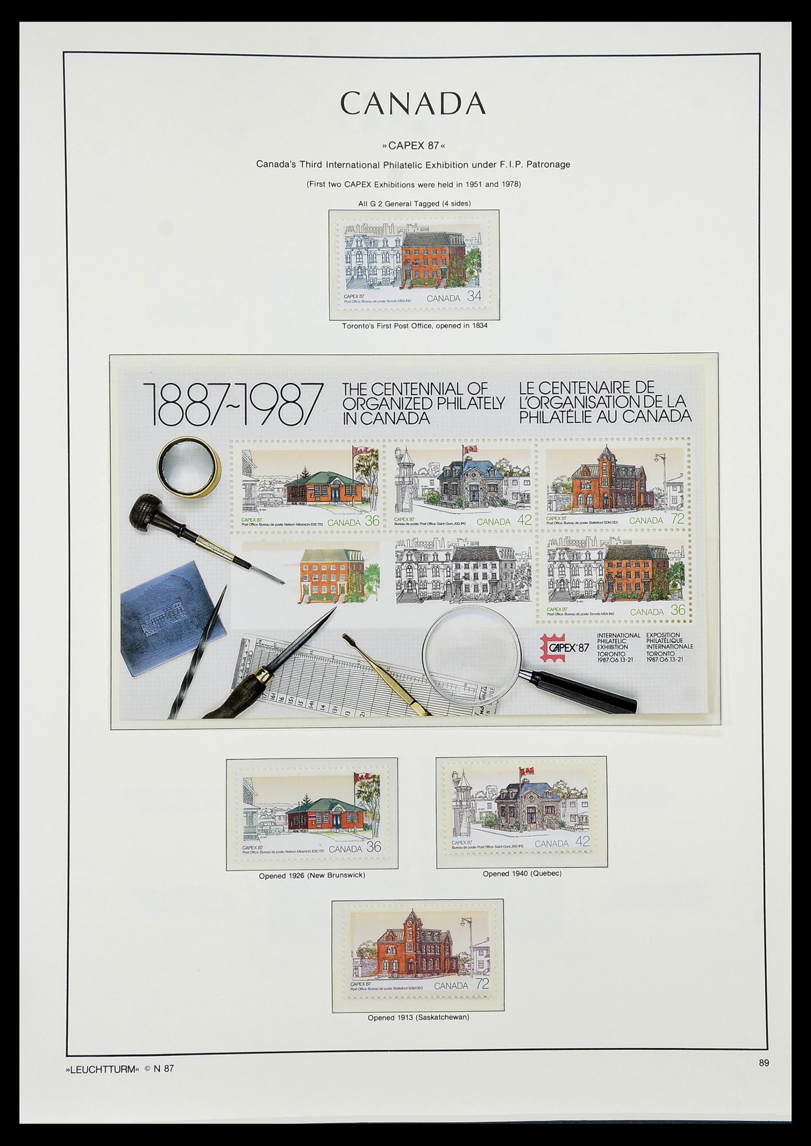34228 110 - Postzegelverzameling 34228 Canada 1882-2011.