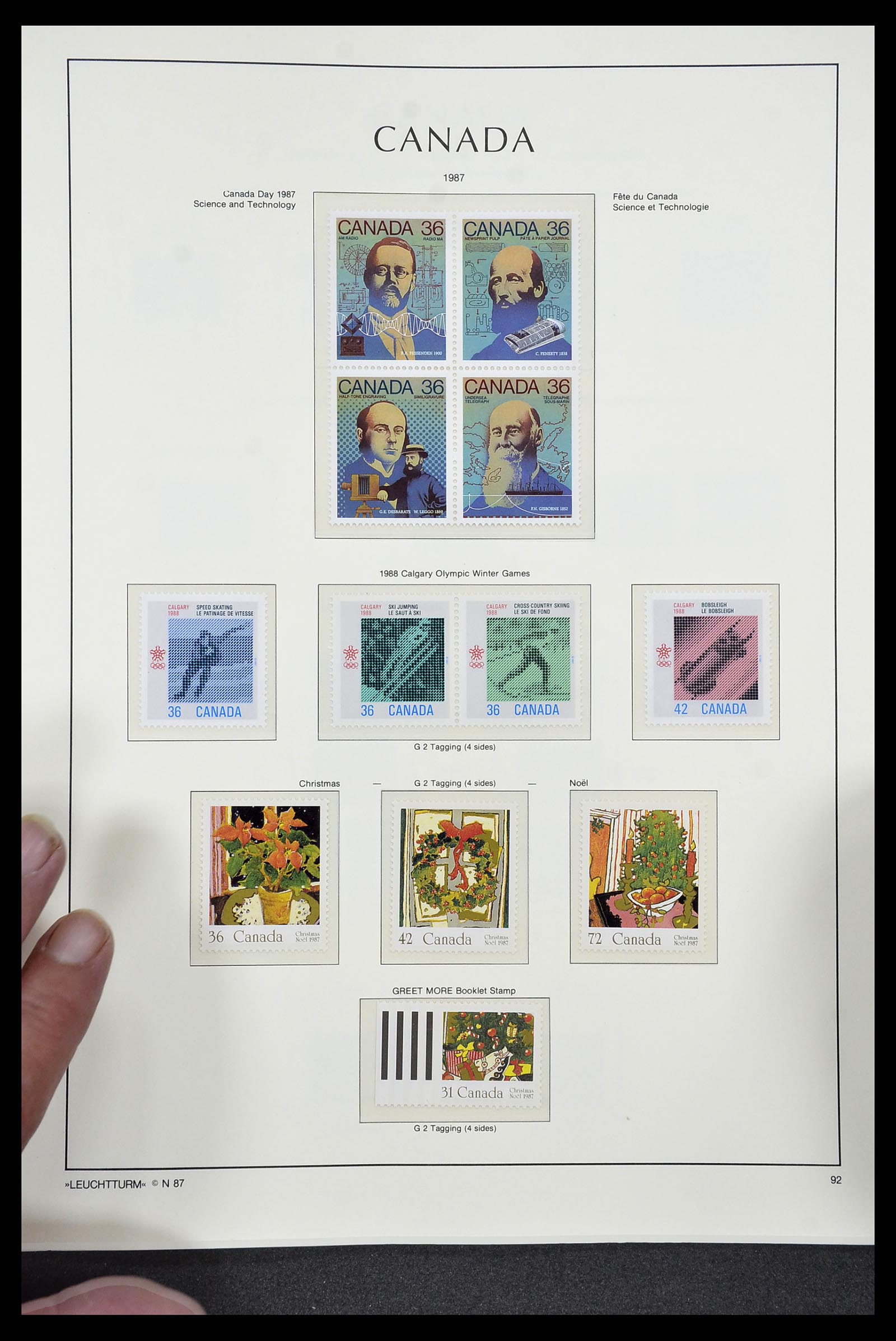 34228 113 - Postzegelverzameling 34228 Canada 1882-2011.