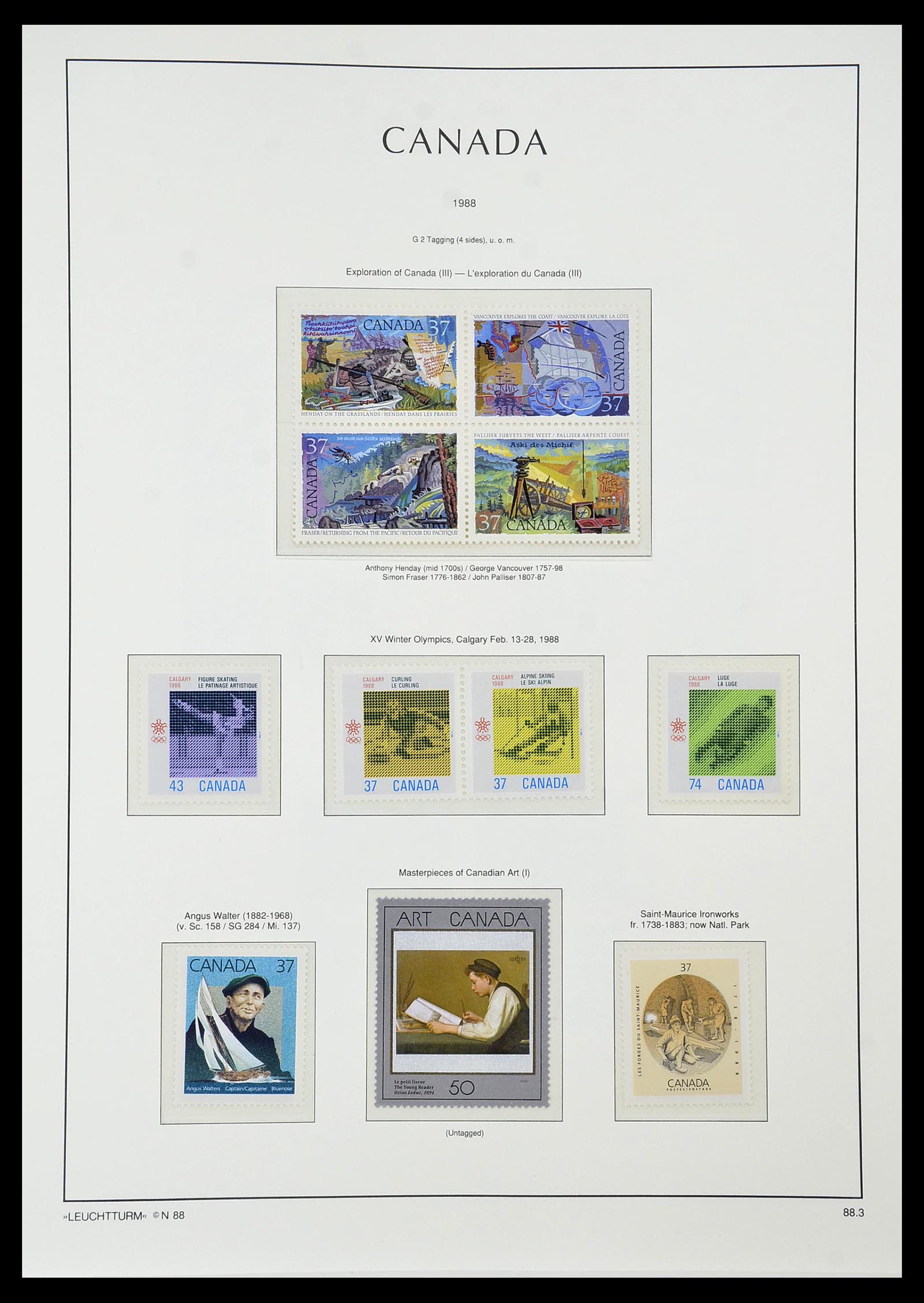 34228 116 - Postzegelverzameling 34228 Canada 1882-2011.