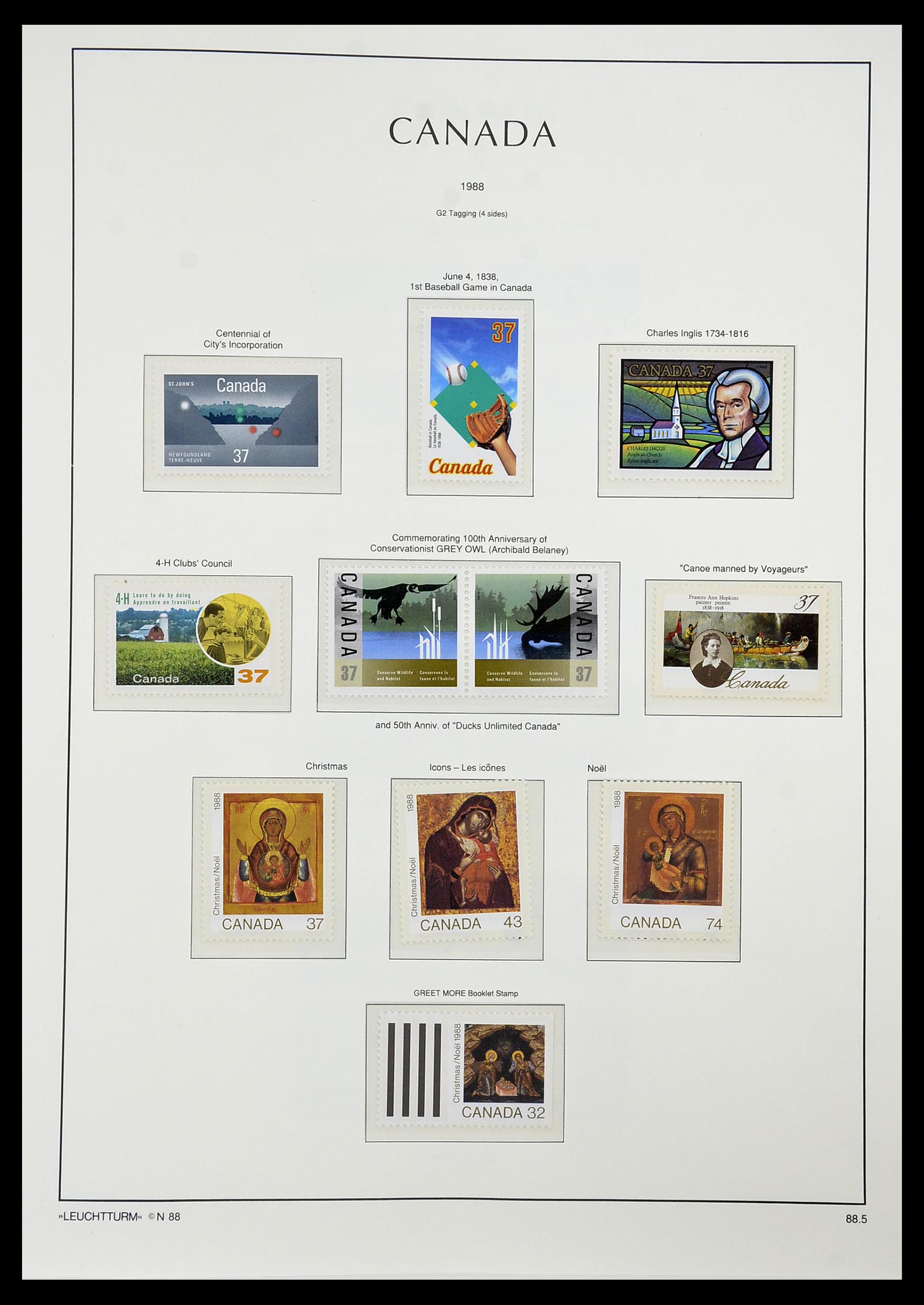 34228 118 - Postzegelverzameling 34228 Canada 1882-2011.