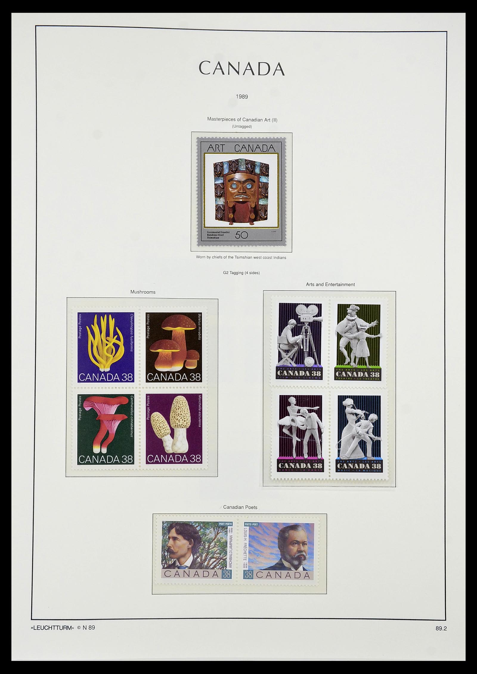34228 120 - Postzegelverzameling 34228 Canada 1882-2011.