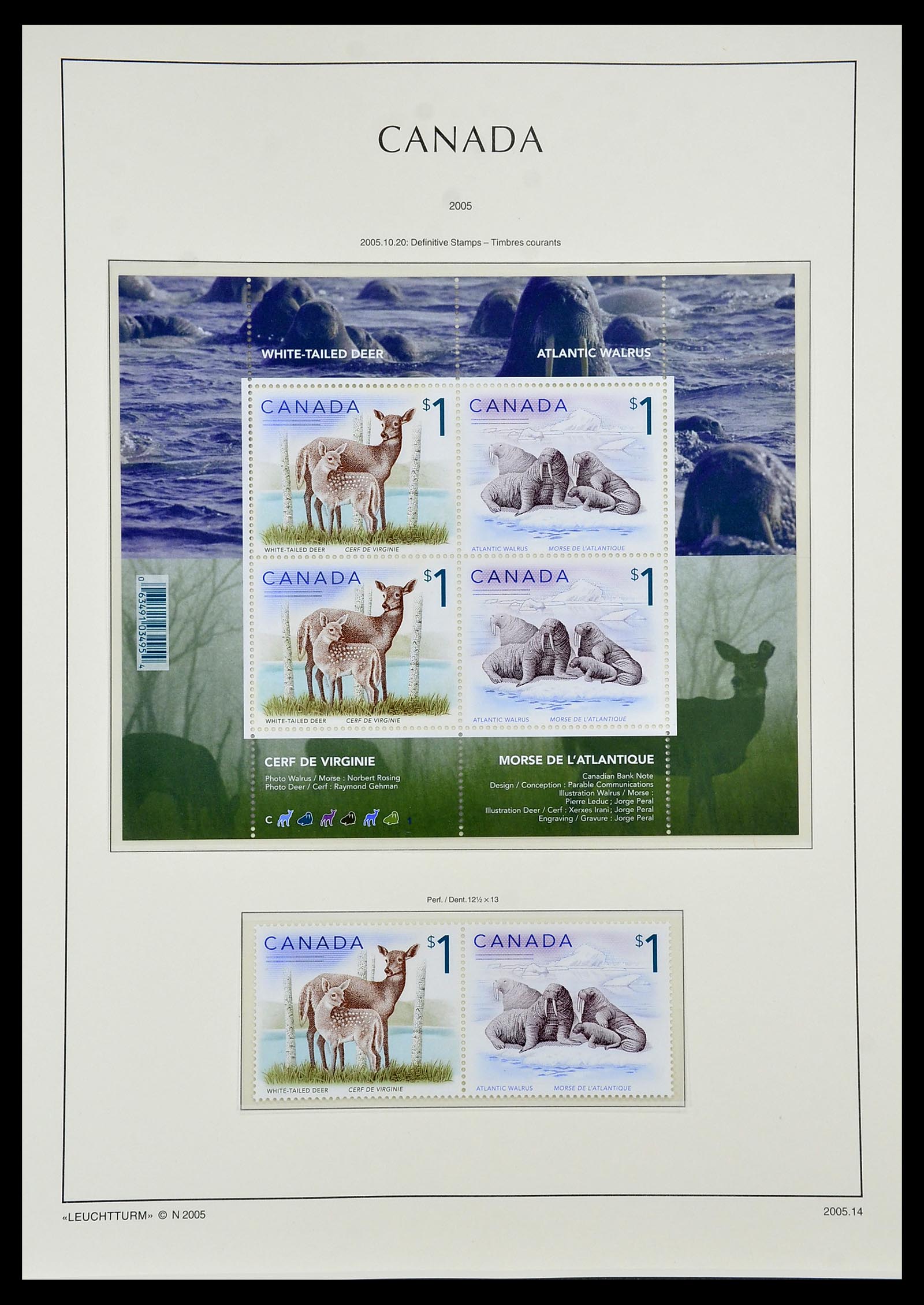 34228 282 - Postzegelverzameling 34228 Canada 1882-2011.