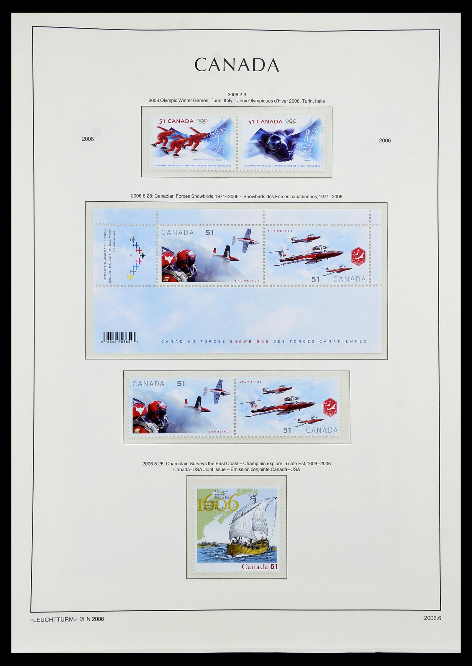 34228 290 - Postzegelverzameling 34228 Canada 1882-2011.
