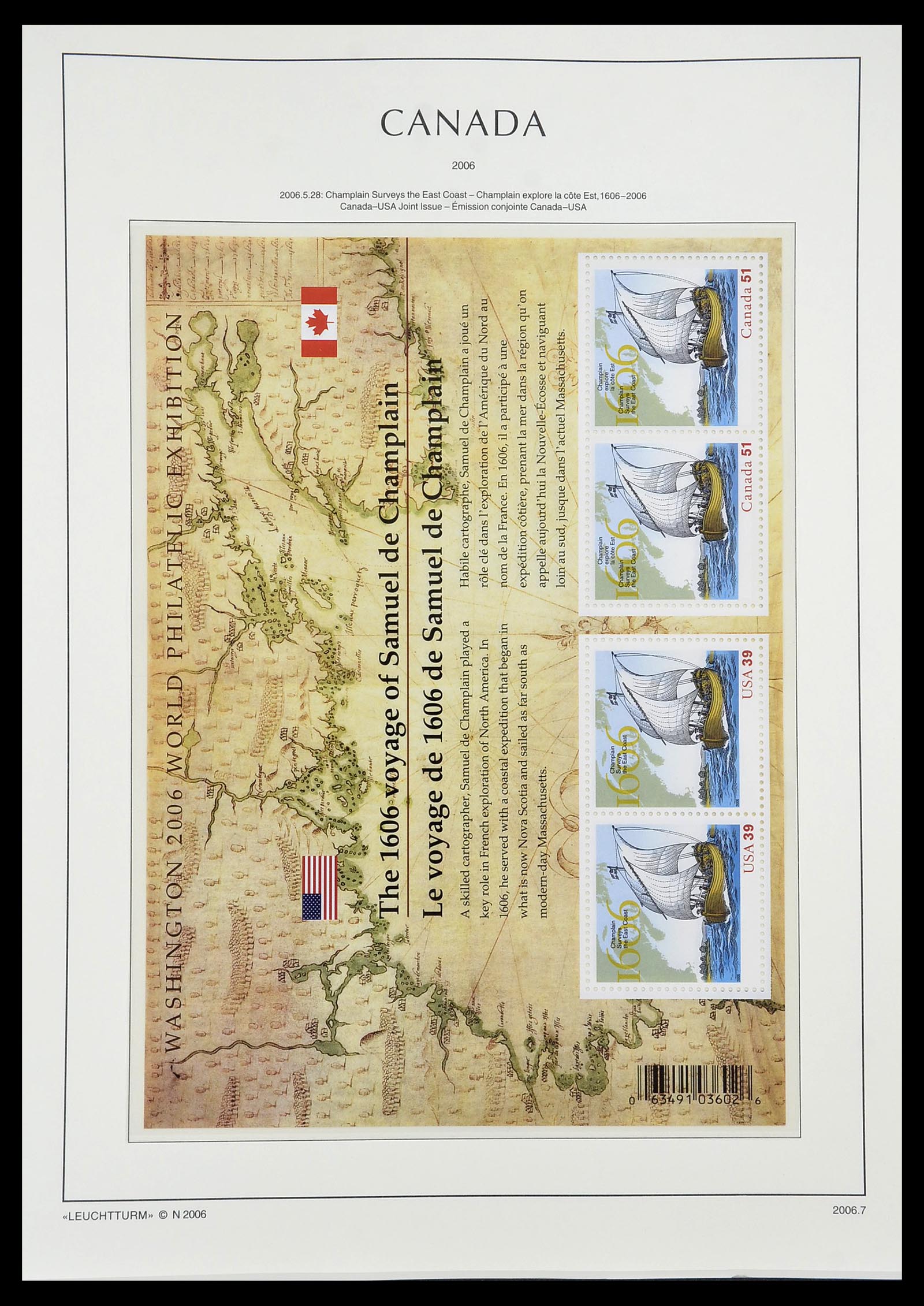 34228 291 - Postzegelverzameling 34228 Canada 1882-2011.