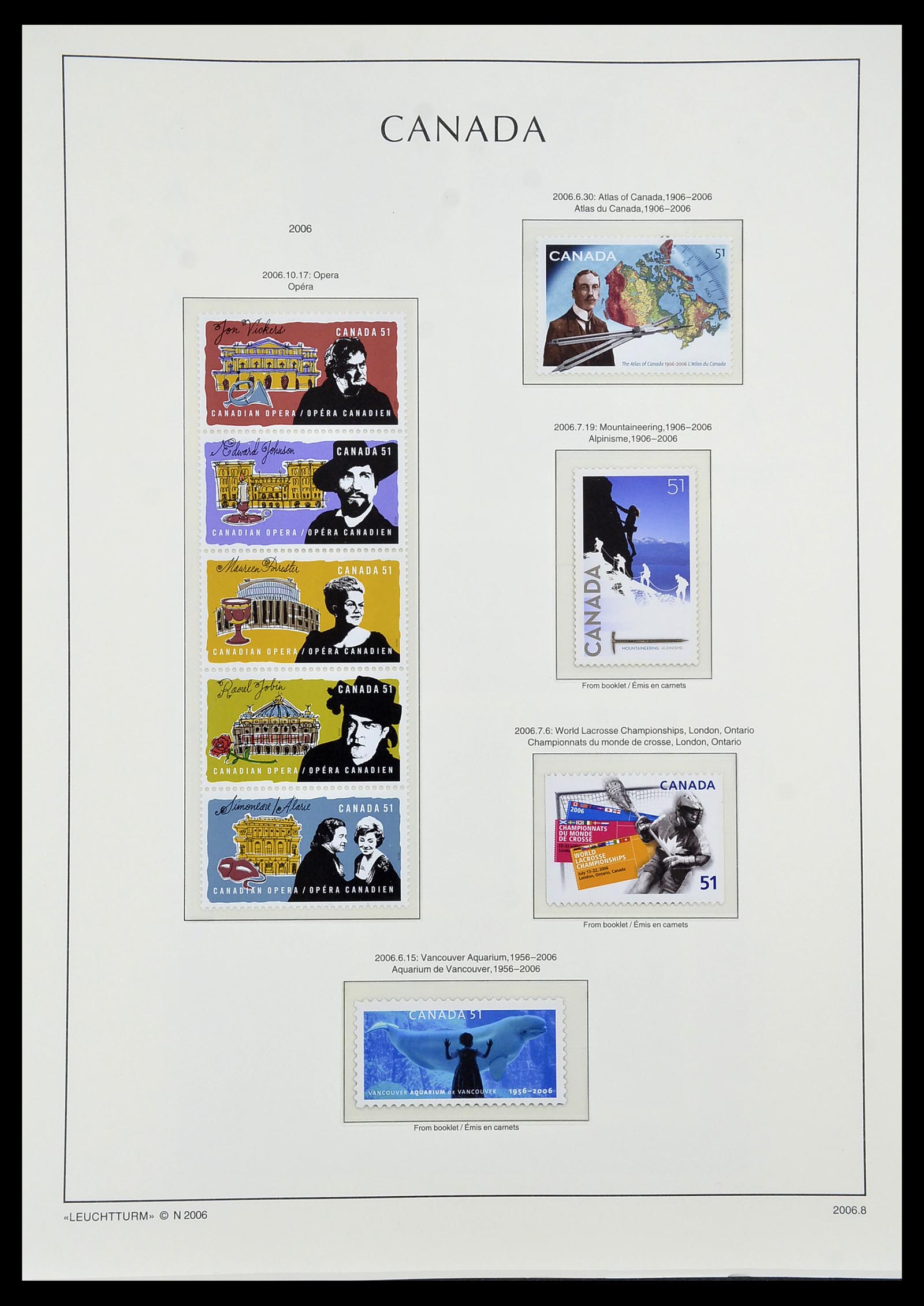 34228 292 - Postzegelverzameling 34228 Canada 1882-2011.