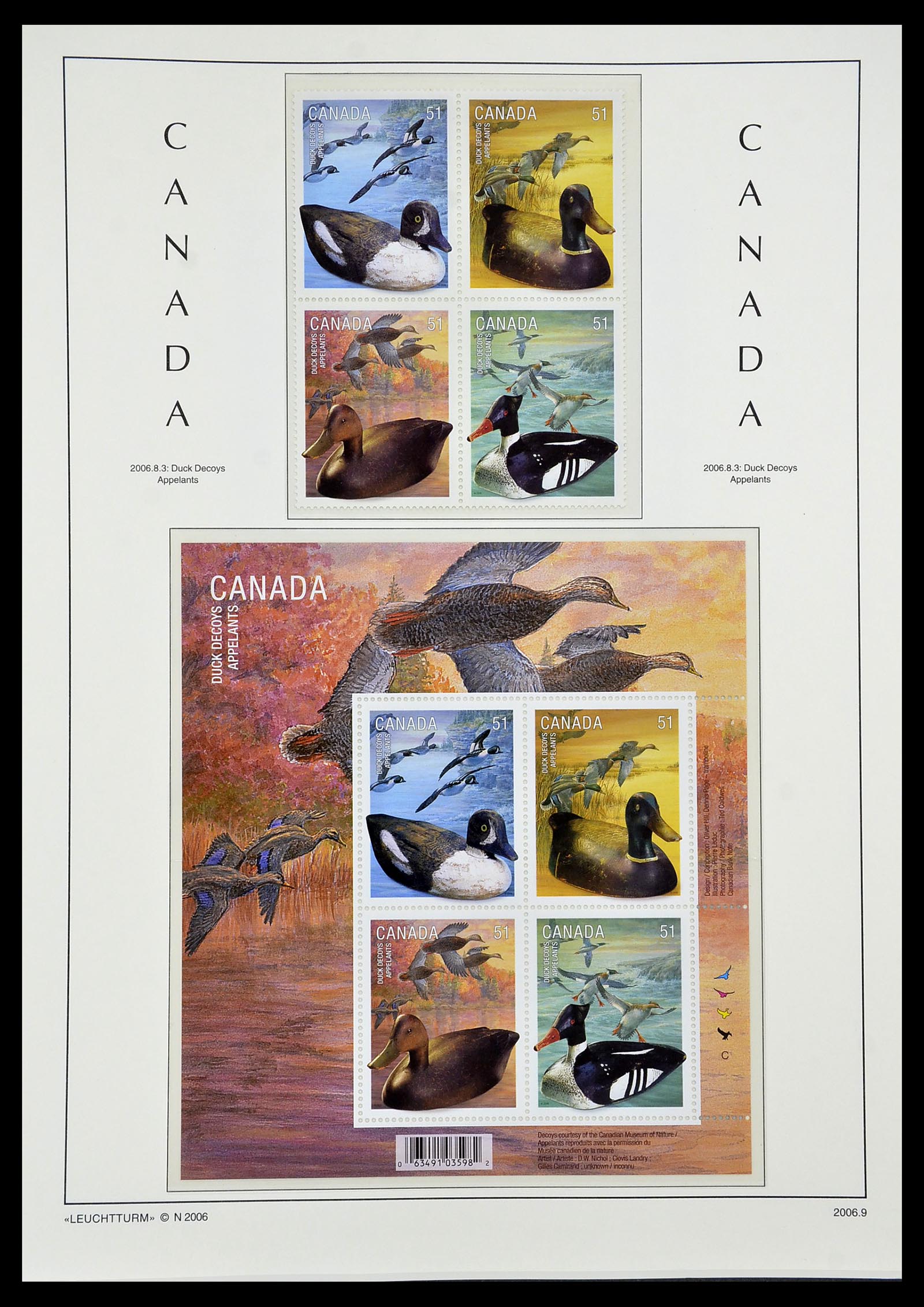 34228 293 - Postzegelverzameling 34228 Canada 1882-2011.