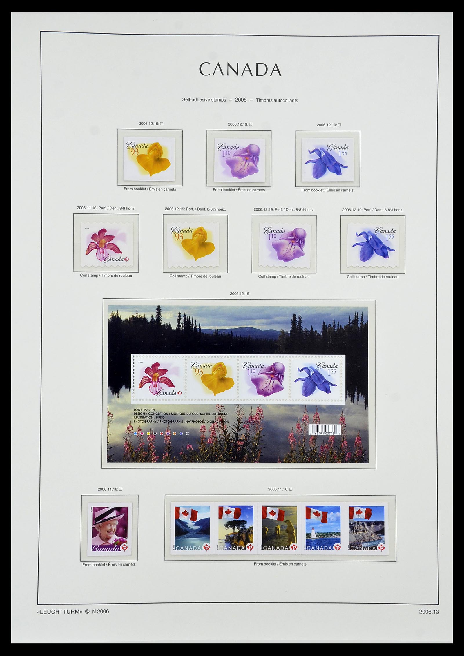 34228 297 - Postzegelverzameling 34228 Canada 1882-2011.