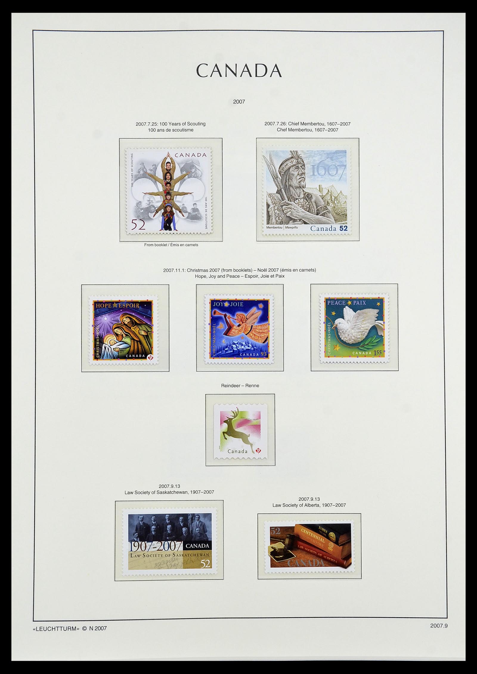 34228 306 - Postzegelverzameling 34228 Canada 1882-2011.