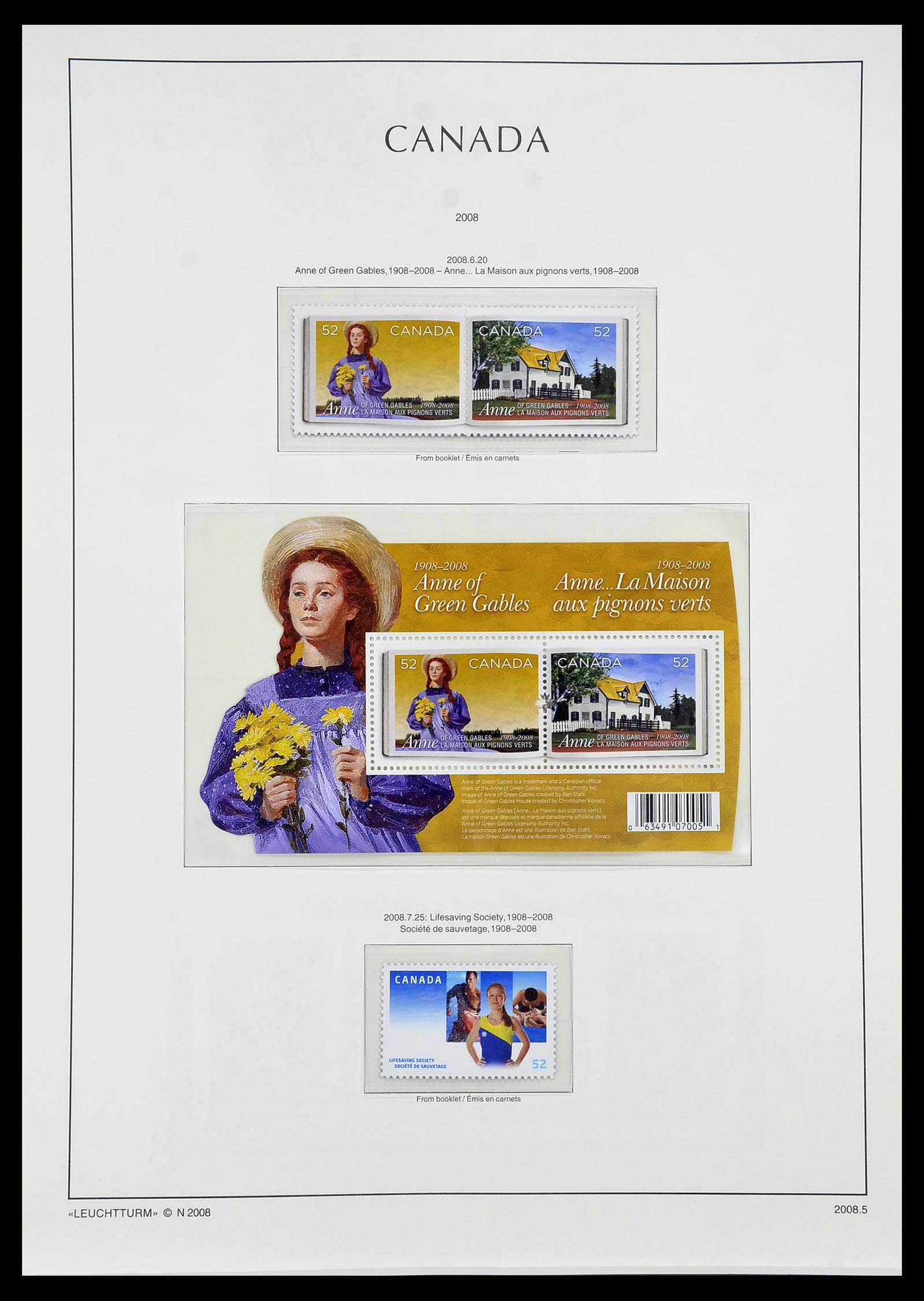34228 313 - Postzegelverzameling 34228 Canada 1882-2011.