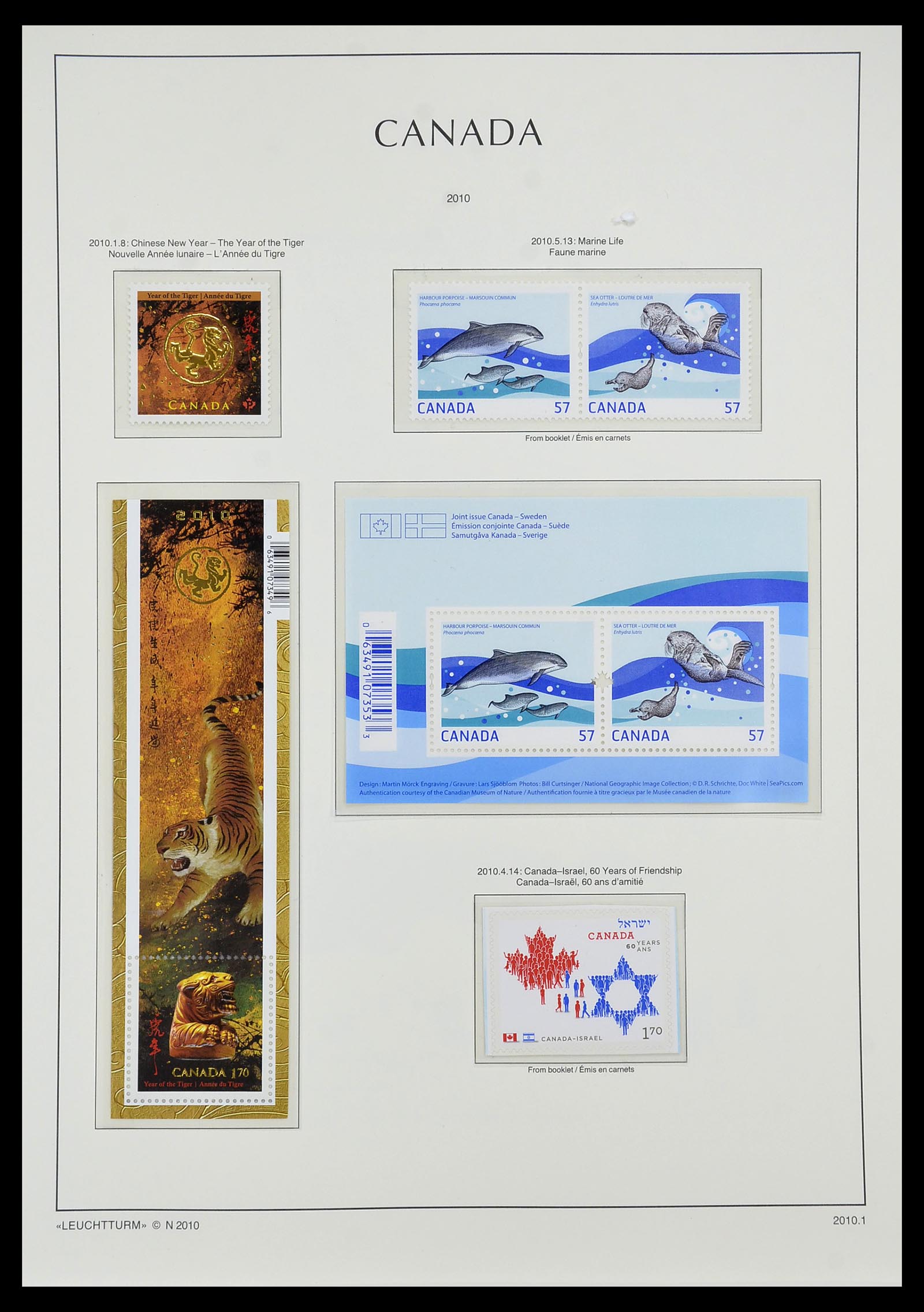 34228 331 - Stamp collection 34228 Canada 1882-2011.