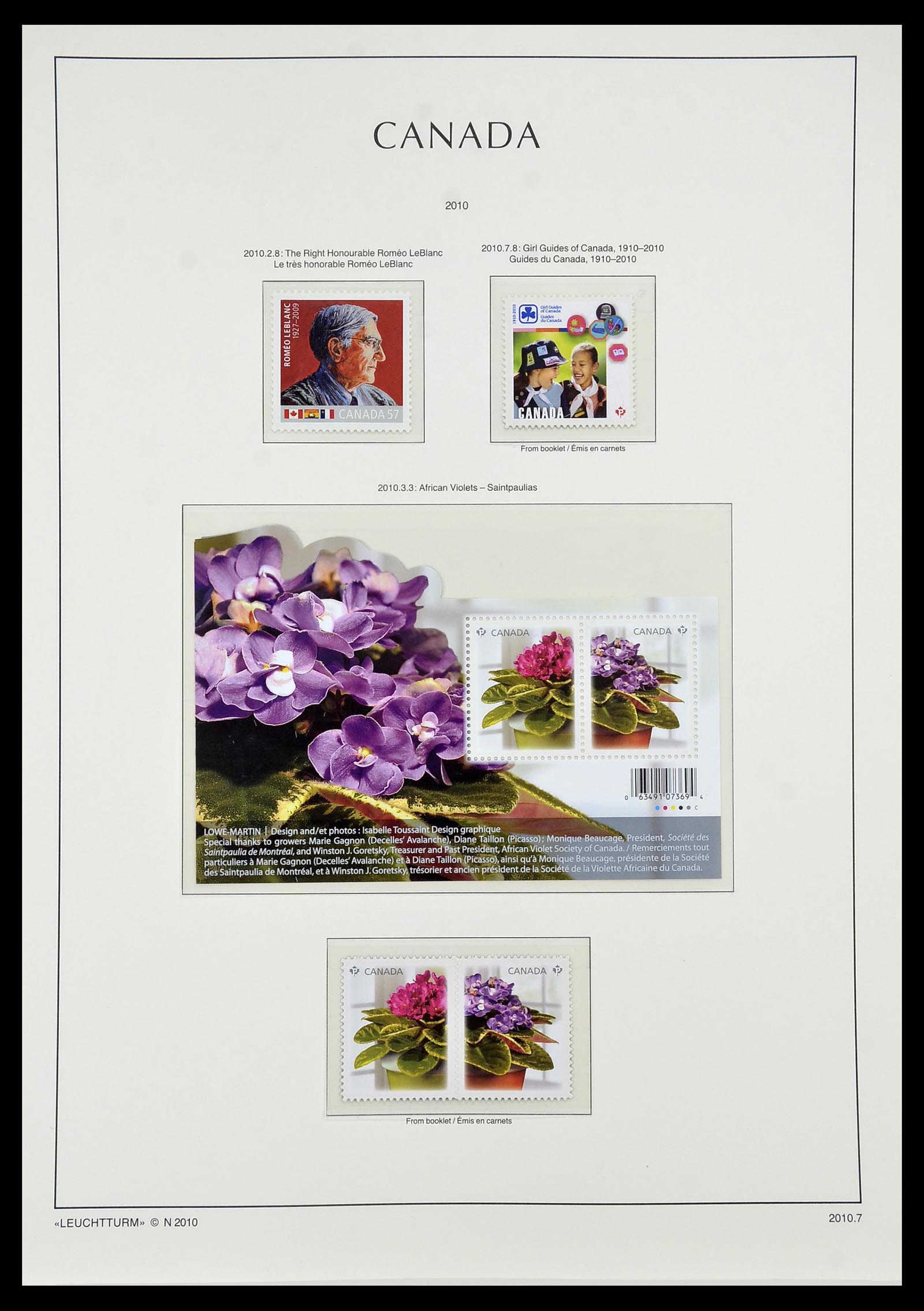 34228 337 - Postzegelverzameling 34228 Canada 1882-2011.