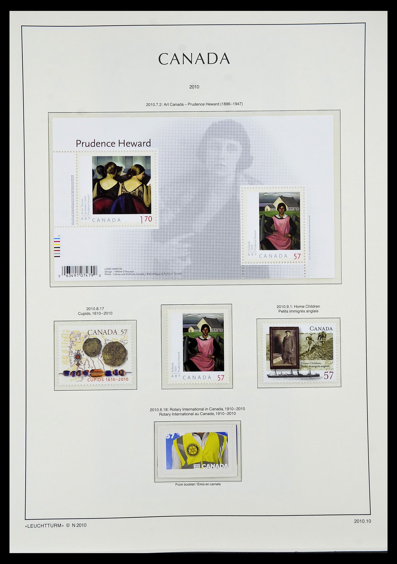 34228 340 - Postzegelverzameling 34228 Canada 1882-2011.