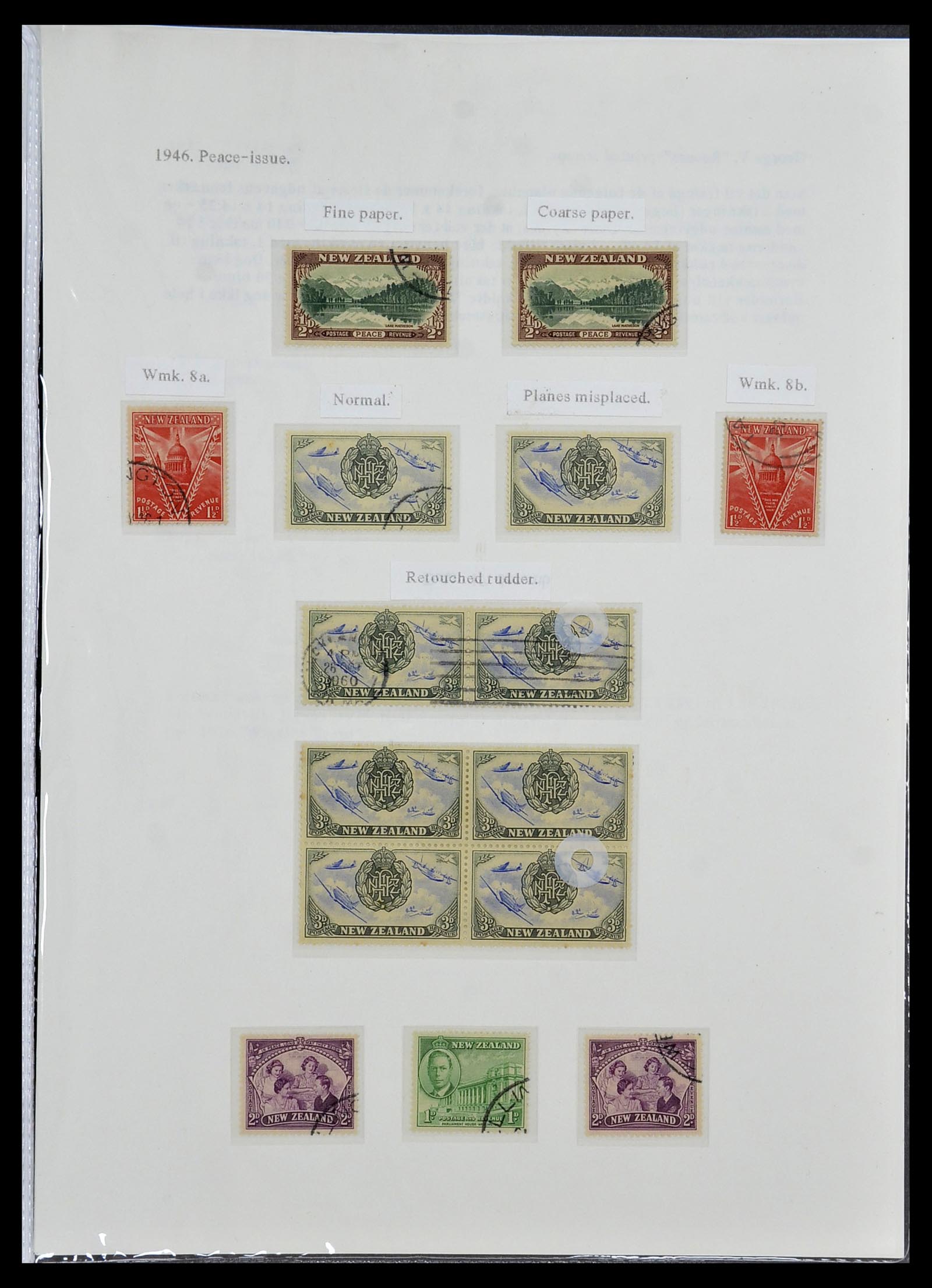 34229 007 - Postzegelverzameling 34229 Nieuw Zeeland 1929-1992.